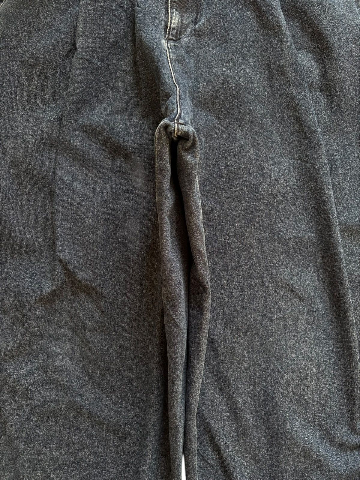 Japanese Brand Vintage Japanese Brand Mud Wash Baggy Jean Shorts Jorts Size US 29 - 5 Thumbnail