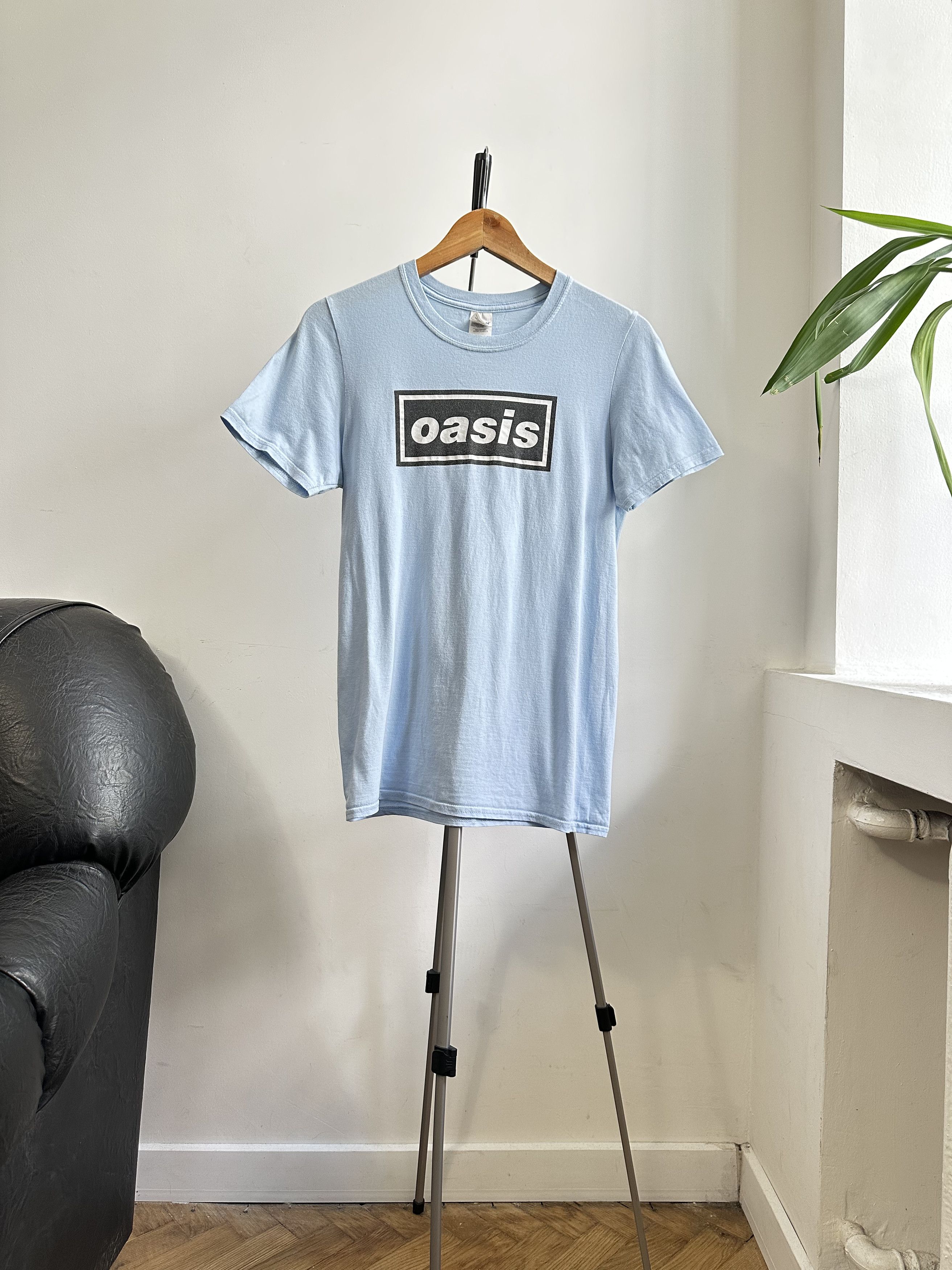 Band Tees × Vintage Oasis Shirt Box Logo Vintage Band Tees