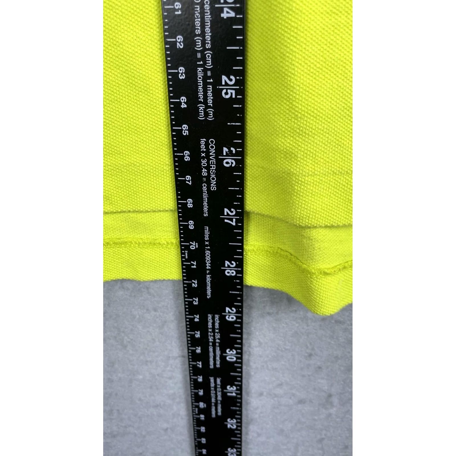 Polo Ralph Lauren Polo by Ralph Lauren Polo Shirt Mens Large Yellow Solid Pony Logo Short Sleeve Size US L / EU 52-54 / 3 - 5 Thumbnail