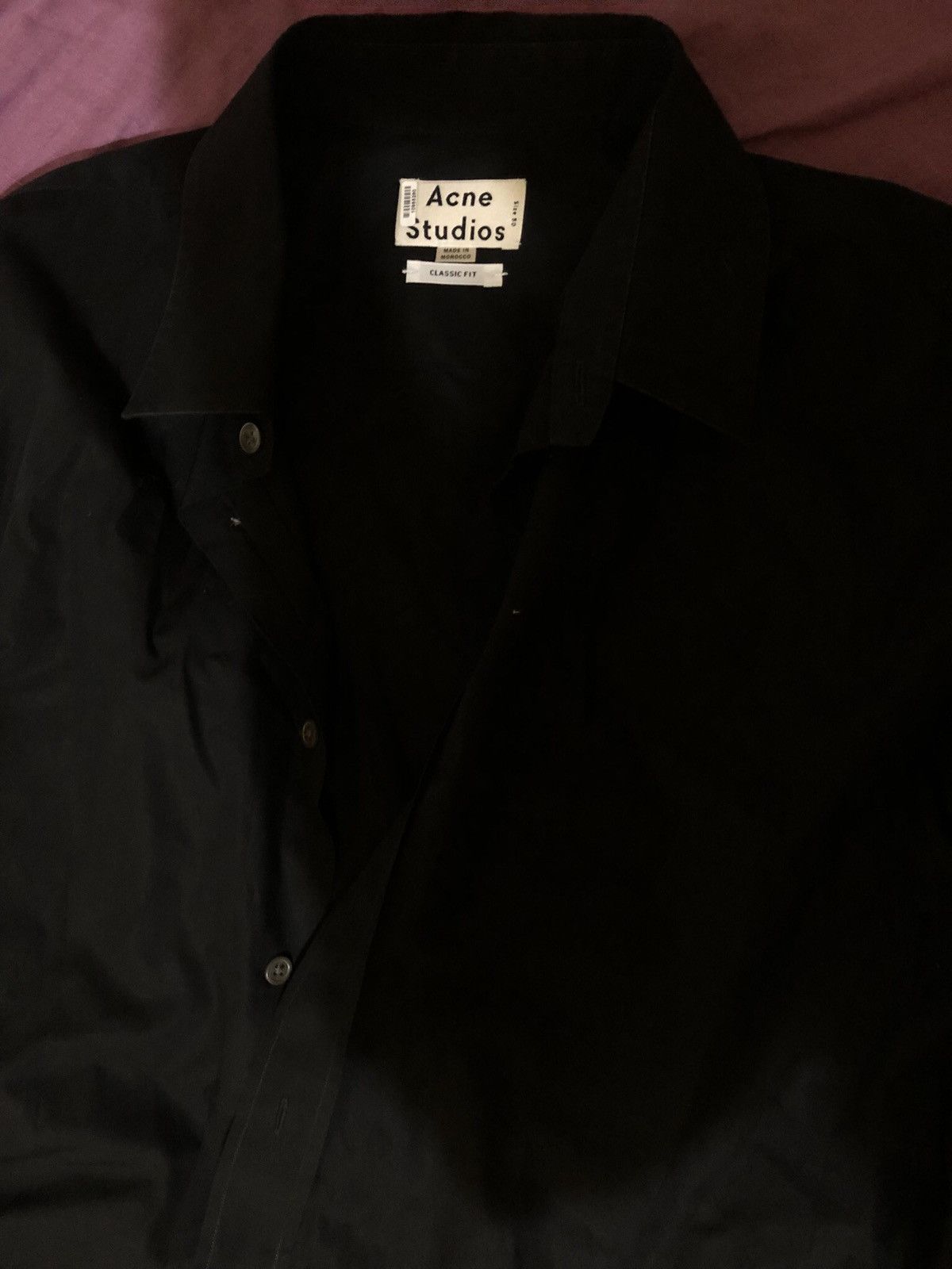 Acne Studios Black Acne Studios Shirt Size US L / EU 52-54 / 3 - 14 Thumbnail