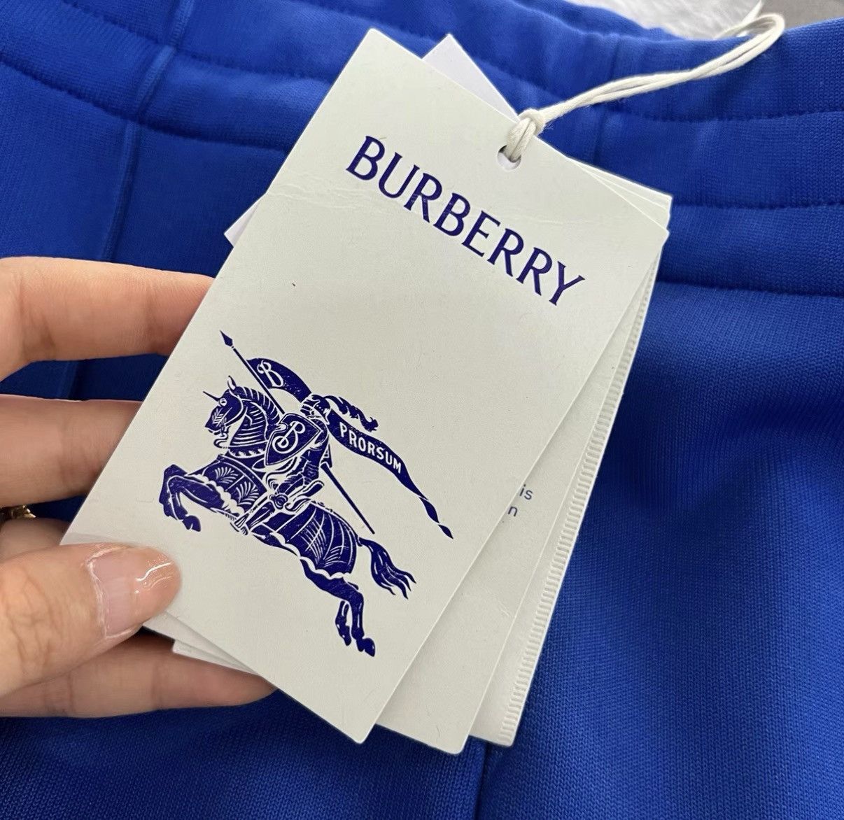 Burberry Burberry Blue Side Chain Print Trousers J41 Size 25" / US 0 / IT 36 - 5 Thumbnail