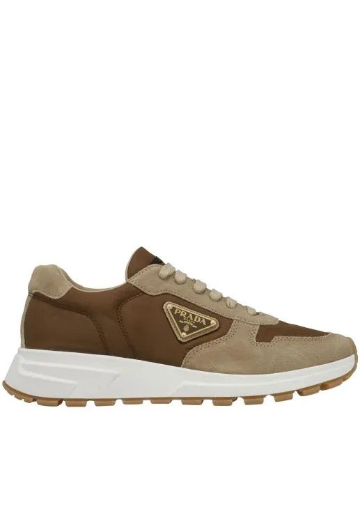 Prada os11x0625 Low Top Sneakers in Brown/Beige Size US 8.5 / EU 41-42 - 1 Thumbnail
