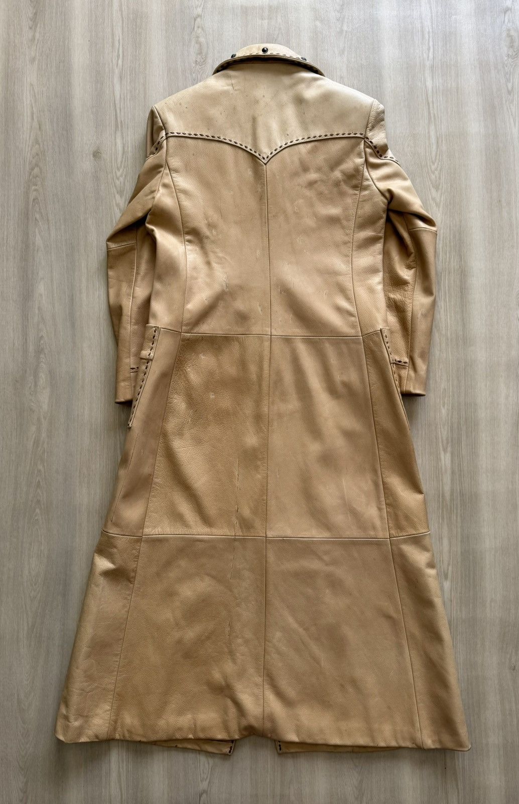 Vintage Vintage Alamo Leather Wear Western Coat Sz S USA *Flaws Size S / US 4 / IT 40 - 10 Thumbnail