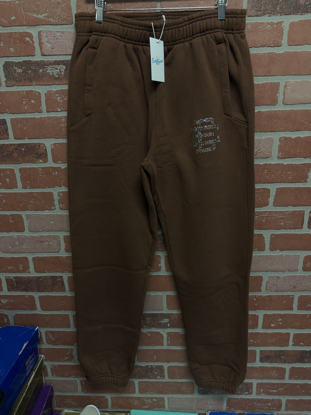 Eric Emanuel × Swarovski Eric Emanuel x Swarovski Sweatpants Size M (NEW) RARE Size US 32 / EU 48 - 3 Thumbnail