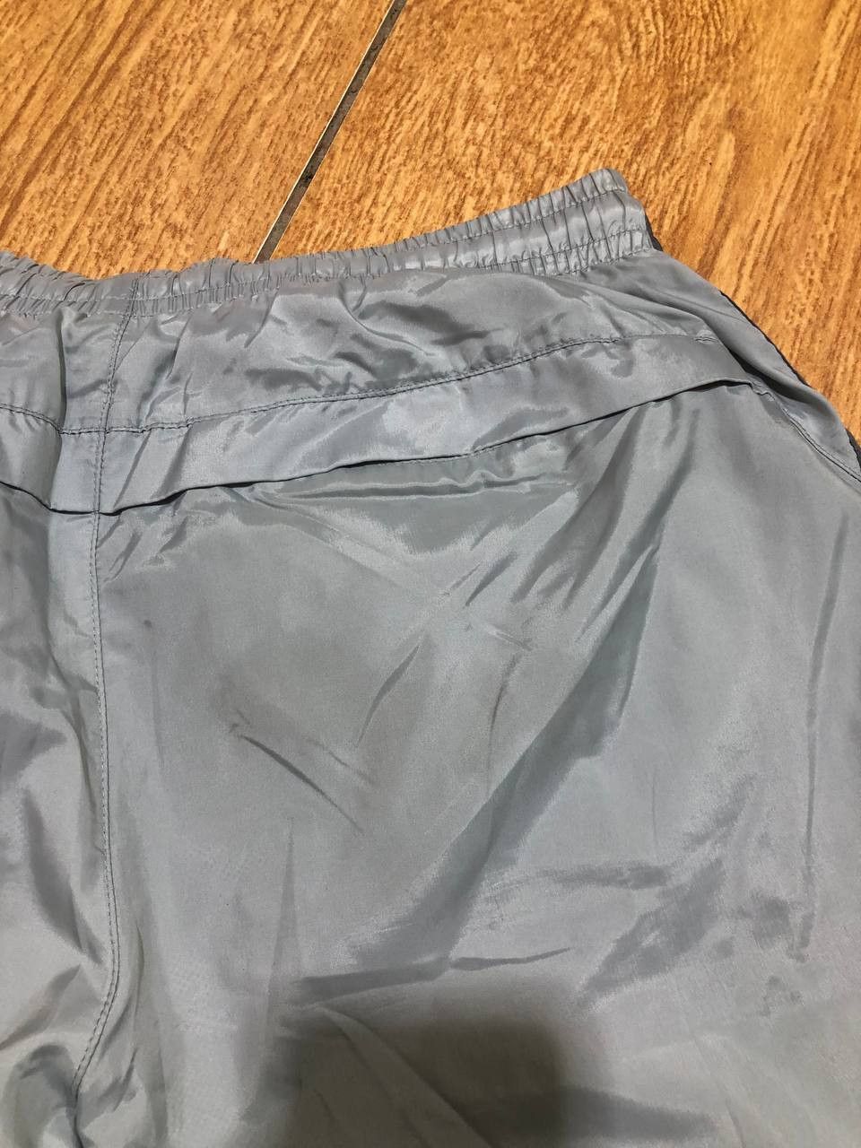 Nike Vintage 90s Nike Nylon Wide Leg Windbreaker Pants Gray Size US 32 / EU 48 - 9 Thumbnail