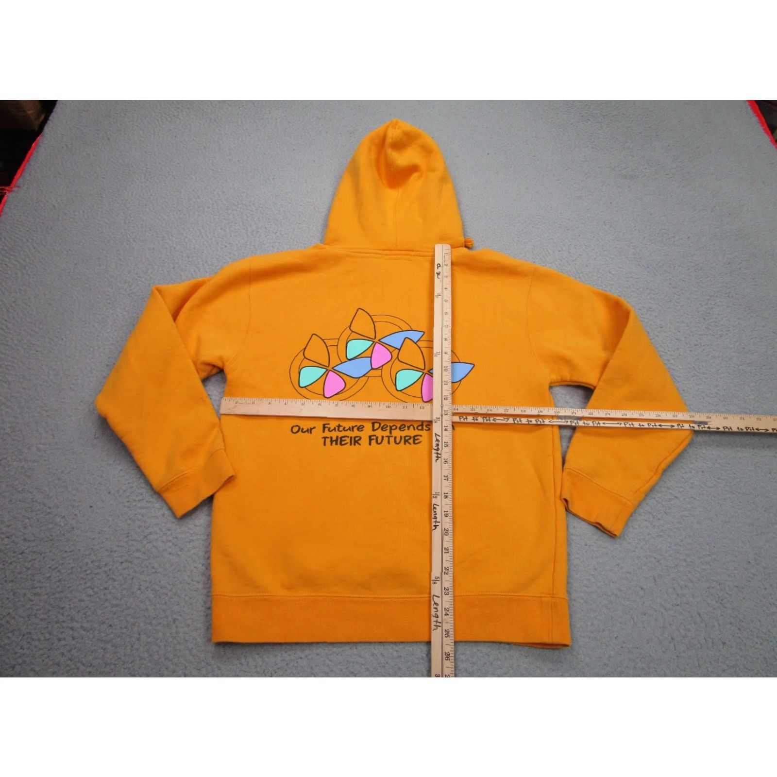 Shadow Hill Shadow Hill Hoodie Mens Small Yellow Sweatshirt Pullover Hooded Zip? Drawstring Regular Fit Cotton Fleece Logo Sweatshirt - wait. Size US S / EU 44-46 / 1 - 6 Thumbnail