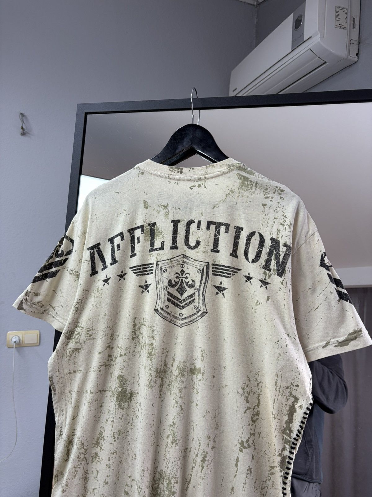 Affliction Affliction Skull T Shirt Y2K Vintage MMA Graphic Archive Tee Size US XL / EU 56 / 4 - 9 Thumbnail