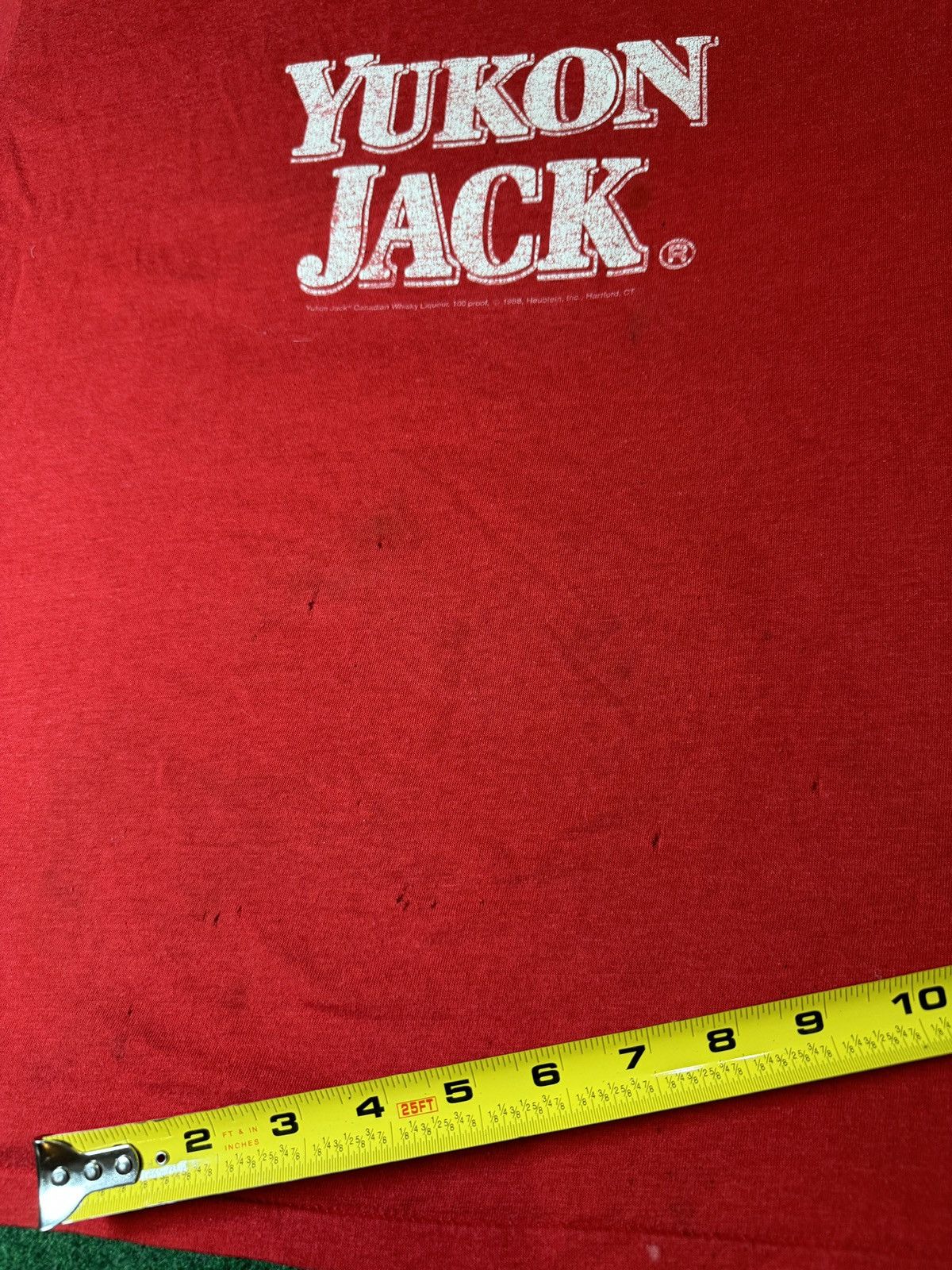 Vintage Vintage 80s Yukon Jack Whiskey Liquor Retro Thin T Shirt Size US XL / EU 56 / 4 - 7 Thumbnail