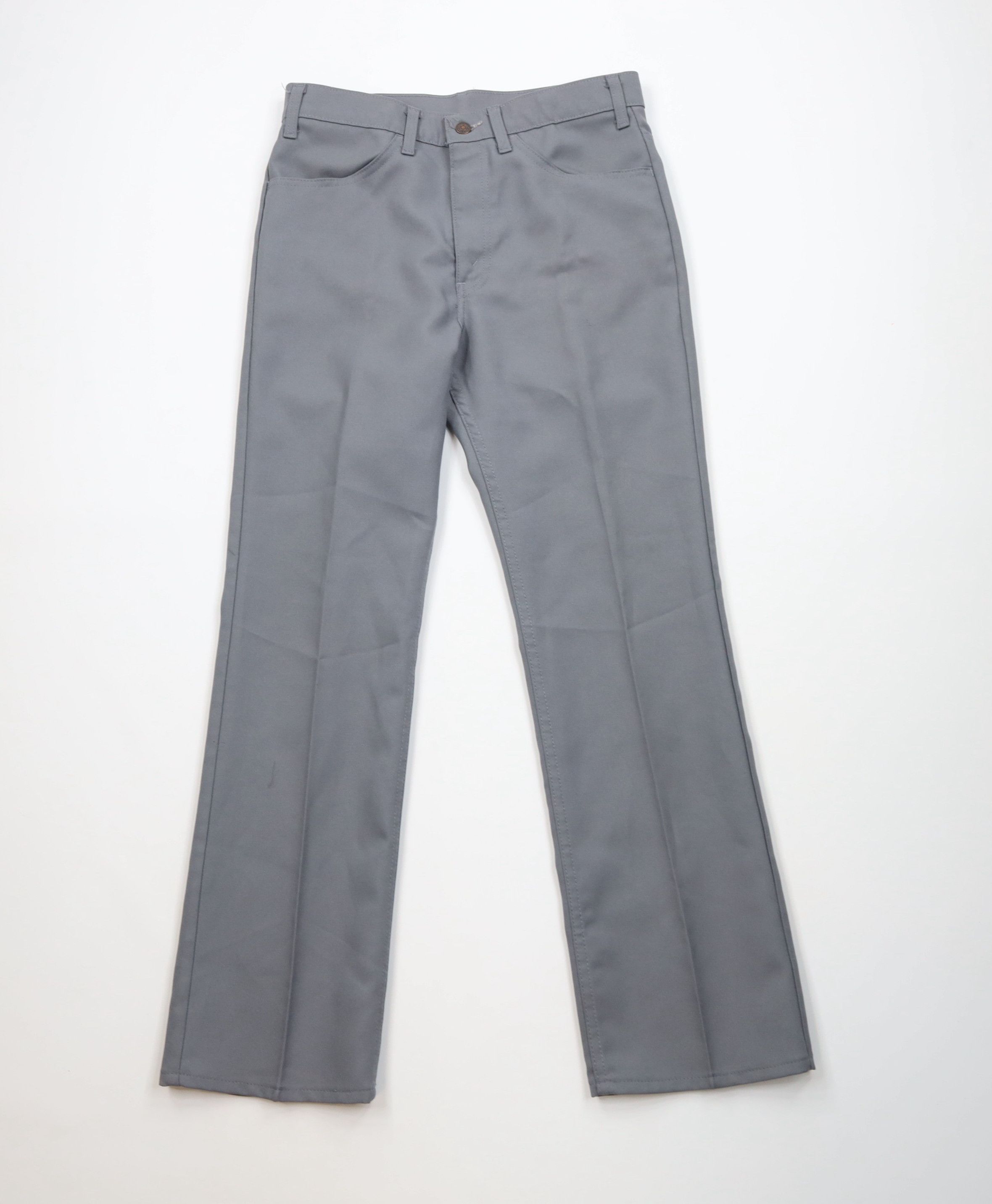Levi's Vintage 70s Levis 517 Wide Leg Western Chino Pants Gray USA Size US 32 / EU 48 - 1 Thumbnail