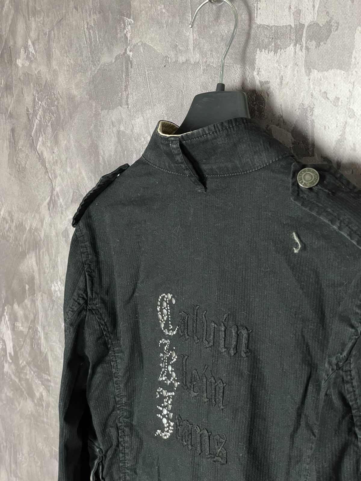 Calvin Klein × Vintage RARE Vintage Calvin Klein Jeans Nylon Track Bomber Jacket Size S / US 4 / IT 40 - 13 Thumbnail