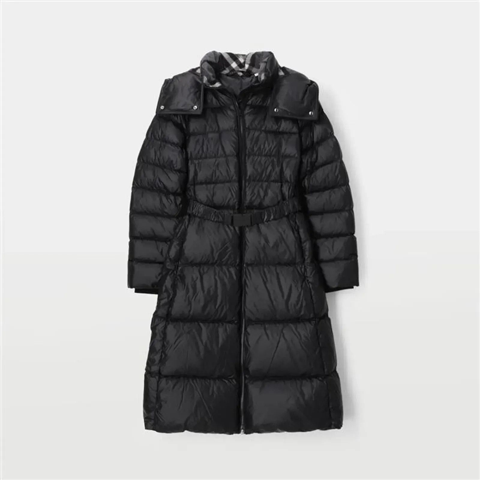 Burberry o1w1db10326 Long Padded Down Coat in Black Size XL / US 12-14 / IT 48-50 - 1 Thumbnail