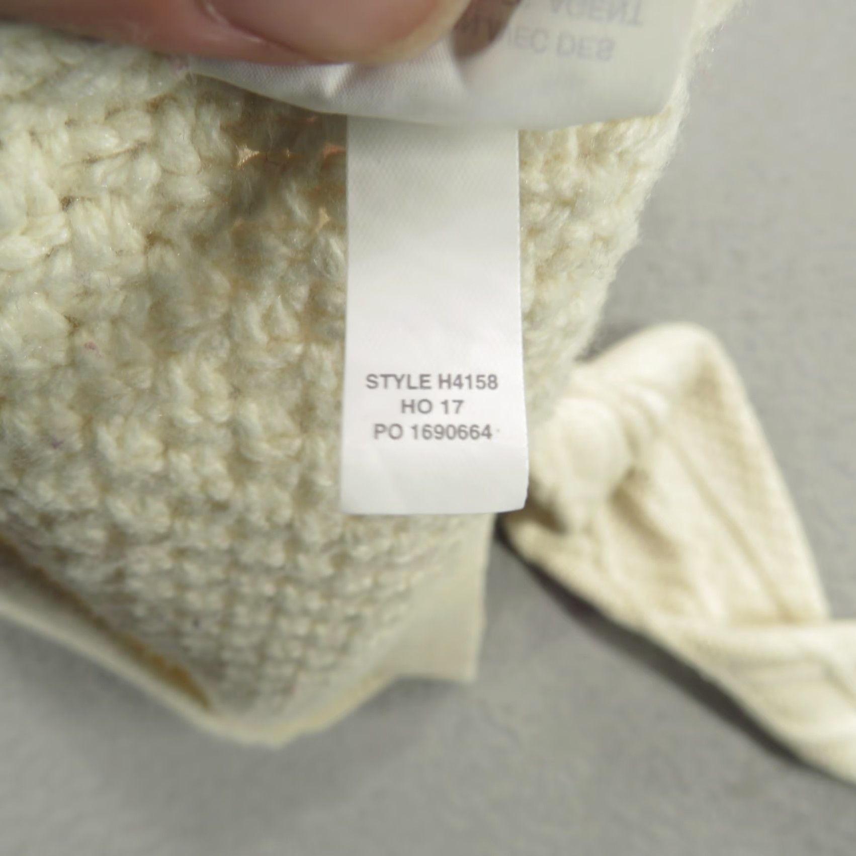 J.Crew VINTAGE J.CREW Sweater Mens Medium Cream Merino Cotton Blend Cableknit Fisherman Holidays Christmas Nautical 90s Man Clothing Mens Size US M / EU 48-50 / 2 - 7 Thumbnail