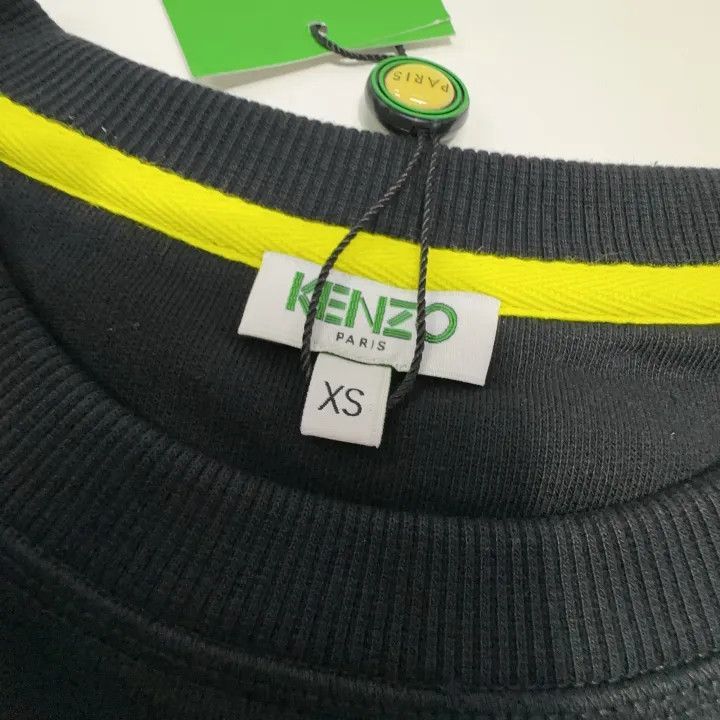 Kenzo KENZO Stylish Black Round Neck Sweatshirt -2507 Size US XS / EU 42 / 0 - 5 Thumbnail
