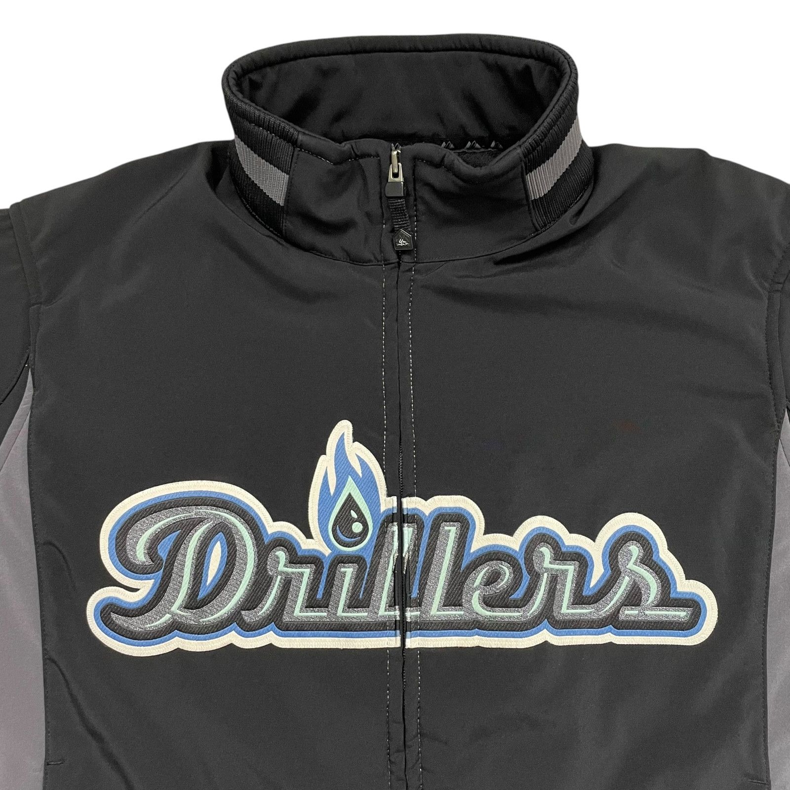 Vintage RARE MILB TULSA DRILLERS MAJESTIC THERMA BASE DUGOUT JACKET Size US M / EU 48-50 / 2 - 2 Thumbnail