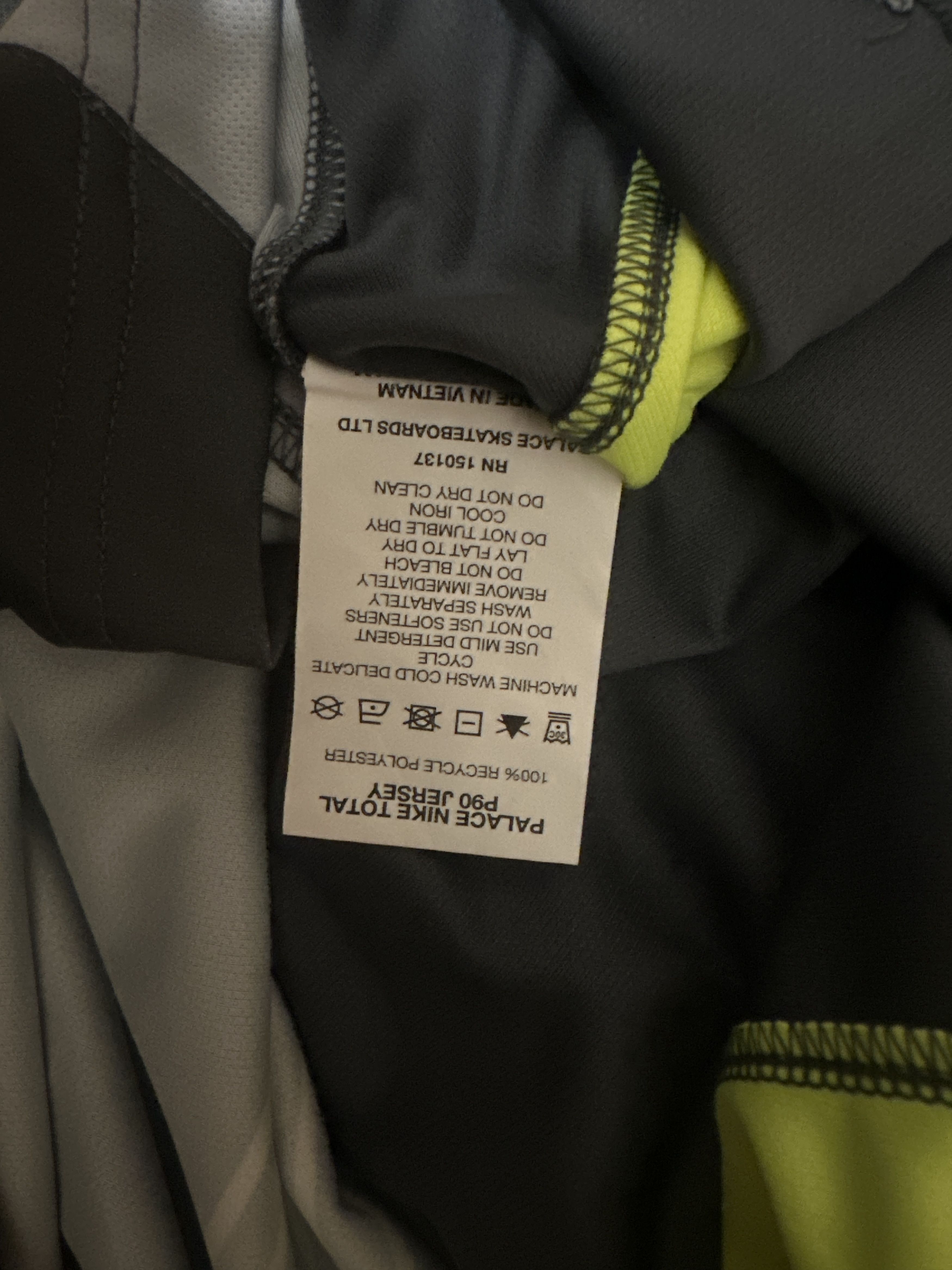 Palace PALACE NIKE TOTAL P90 JERSEY GREY Size US L / EU 52-54 / 3 - 6 Thumbnail