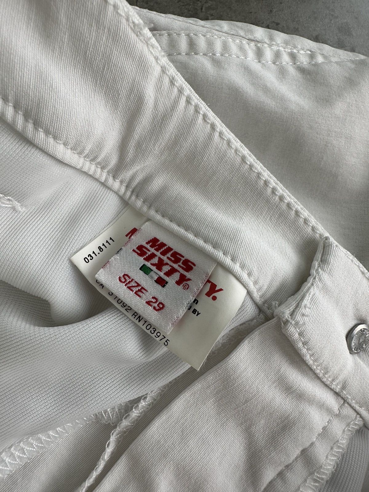 Miss Sixty Miss Sixty White Pants Size 29" - 3 Thumbnail