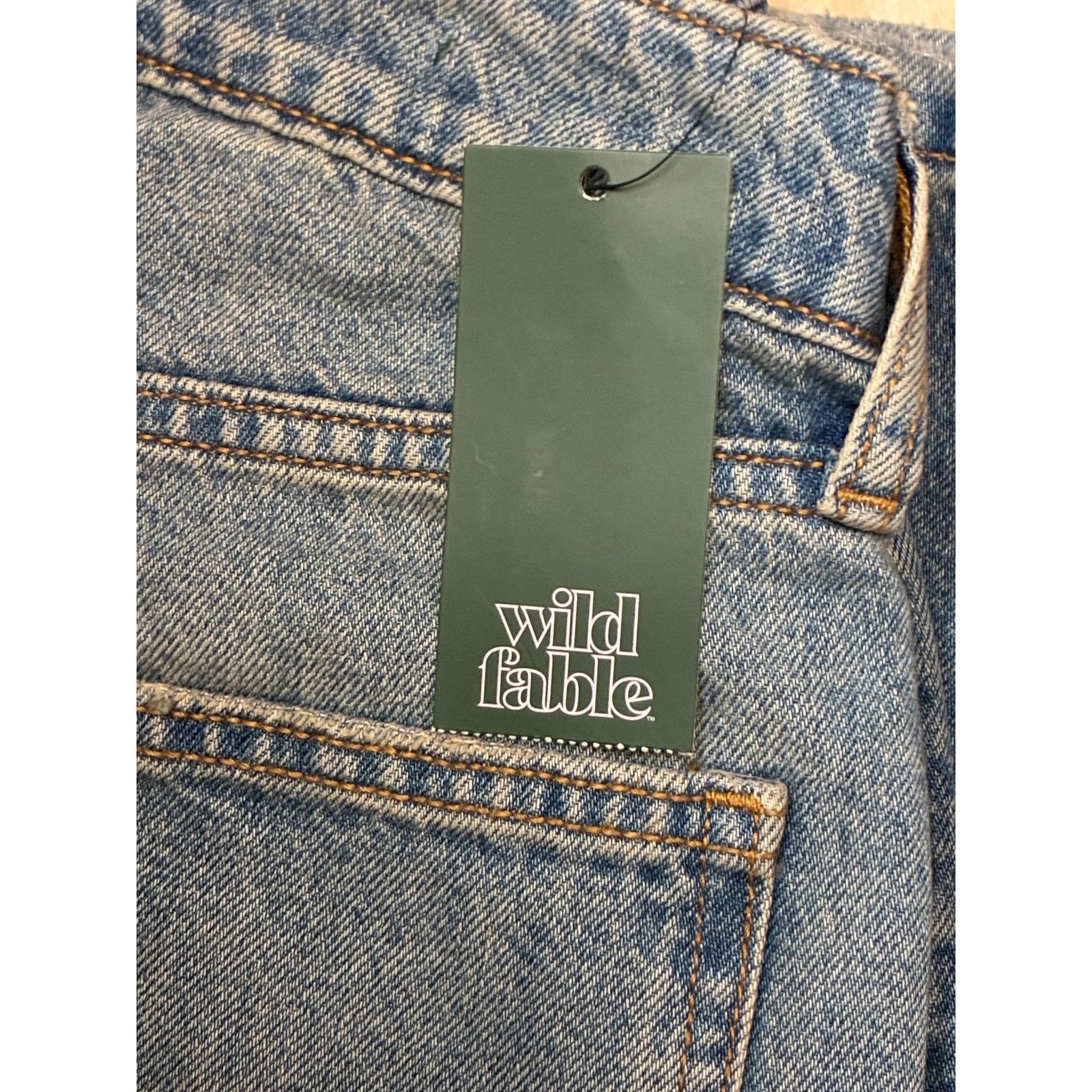 The Unbranded Brand Low-Rise Baggy Jeans Size 4/R Light Blue 6/31” Inseam Size 28" / US 6 / IT 42 - 4 Thumbnail
