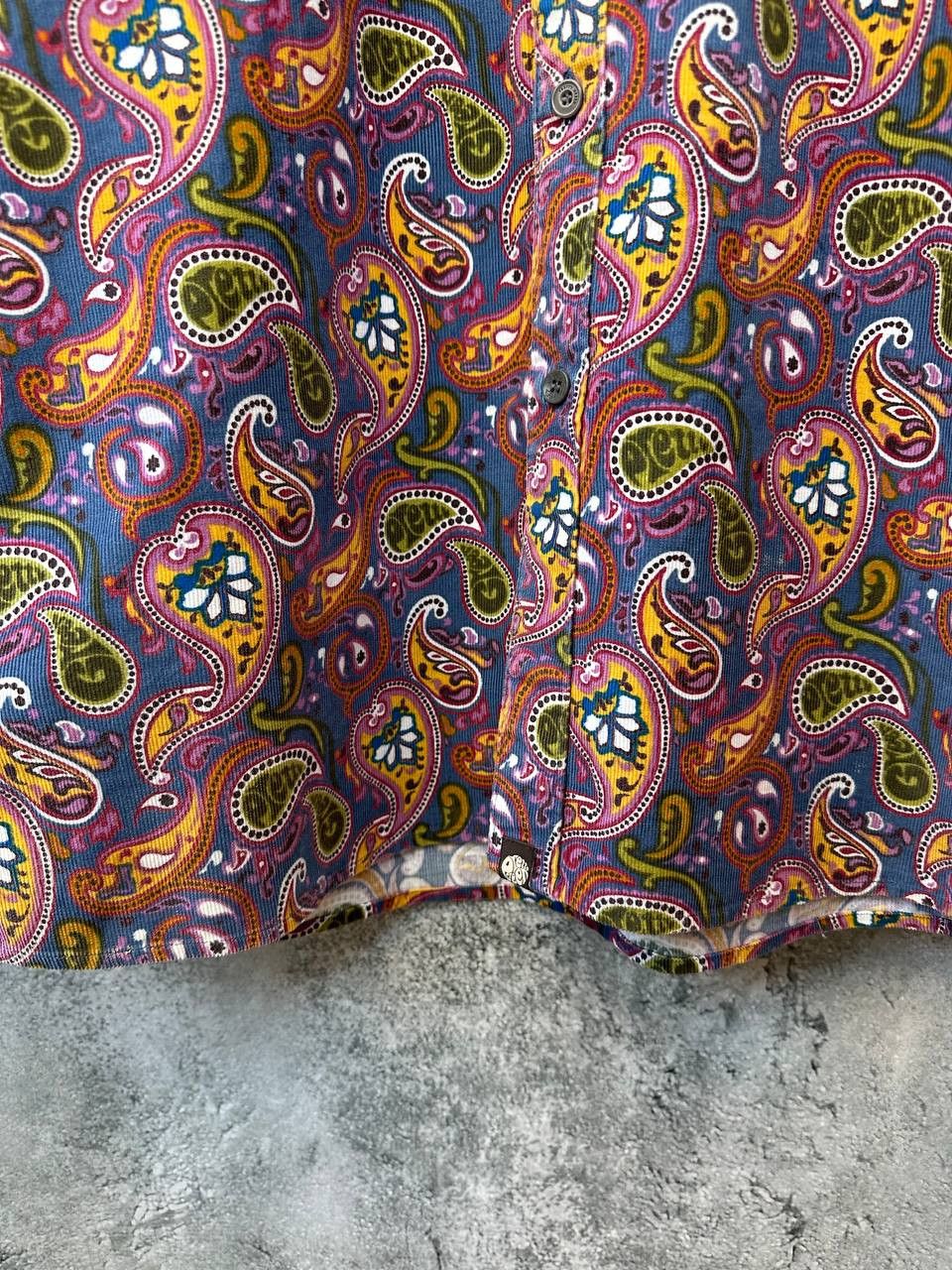 Pretty Green Pretty Green Paisley Button Up Flannel Shirt Vintage Size US M / EU 48-50 / 2 - 8 Thumbnail