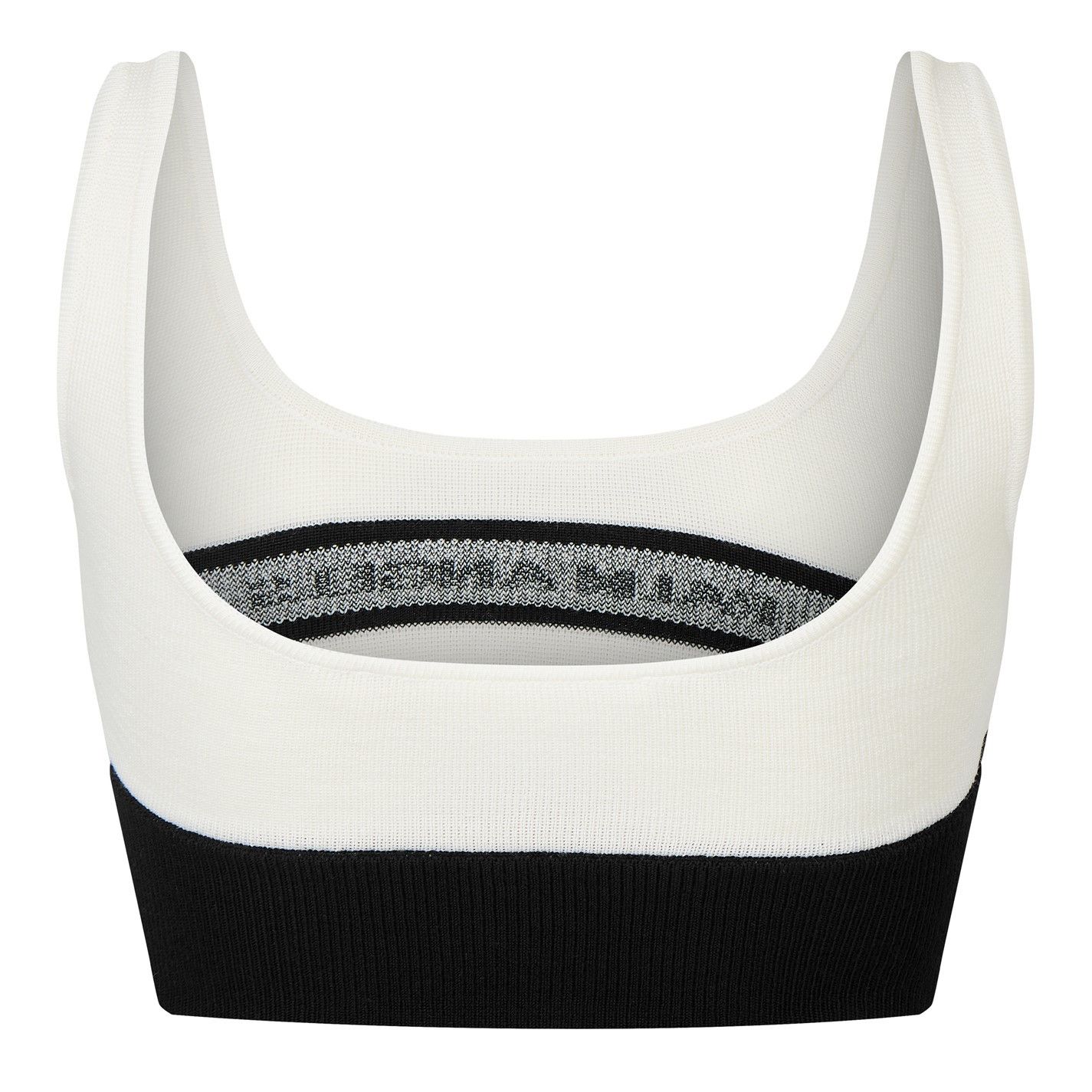 Palm Angels o1g2r1mq0325 Size: M / Logo Bra Top in Butter & Black Size ONE SIZE - 2 Thumbnail