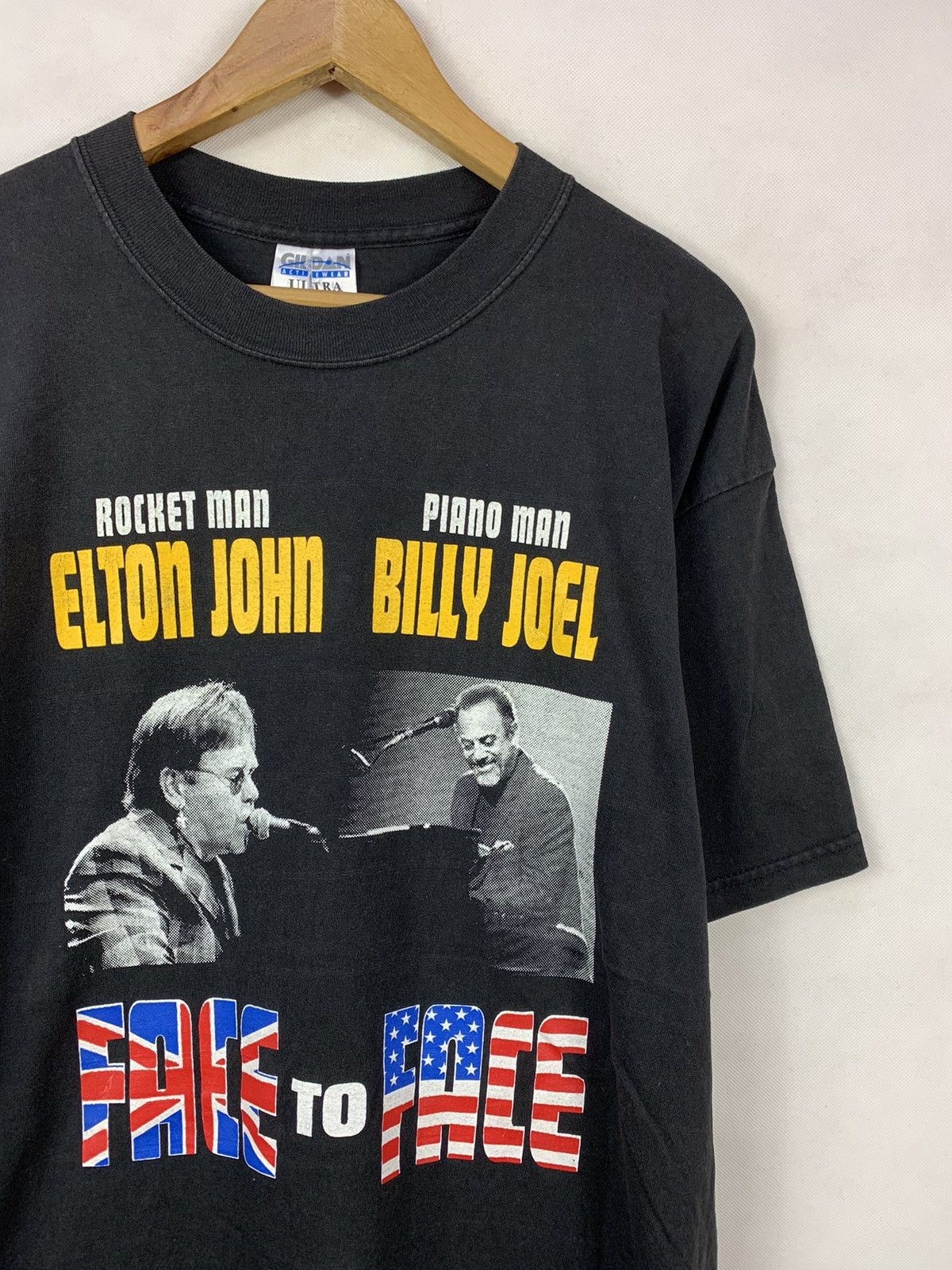 Band Tees RARE! Elton John Billy Joel 2001 Face to Face Tour Tee Size US L / EU 52-54 / 3 - 3 Thumbnail