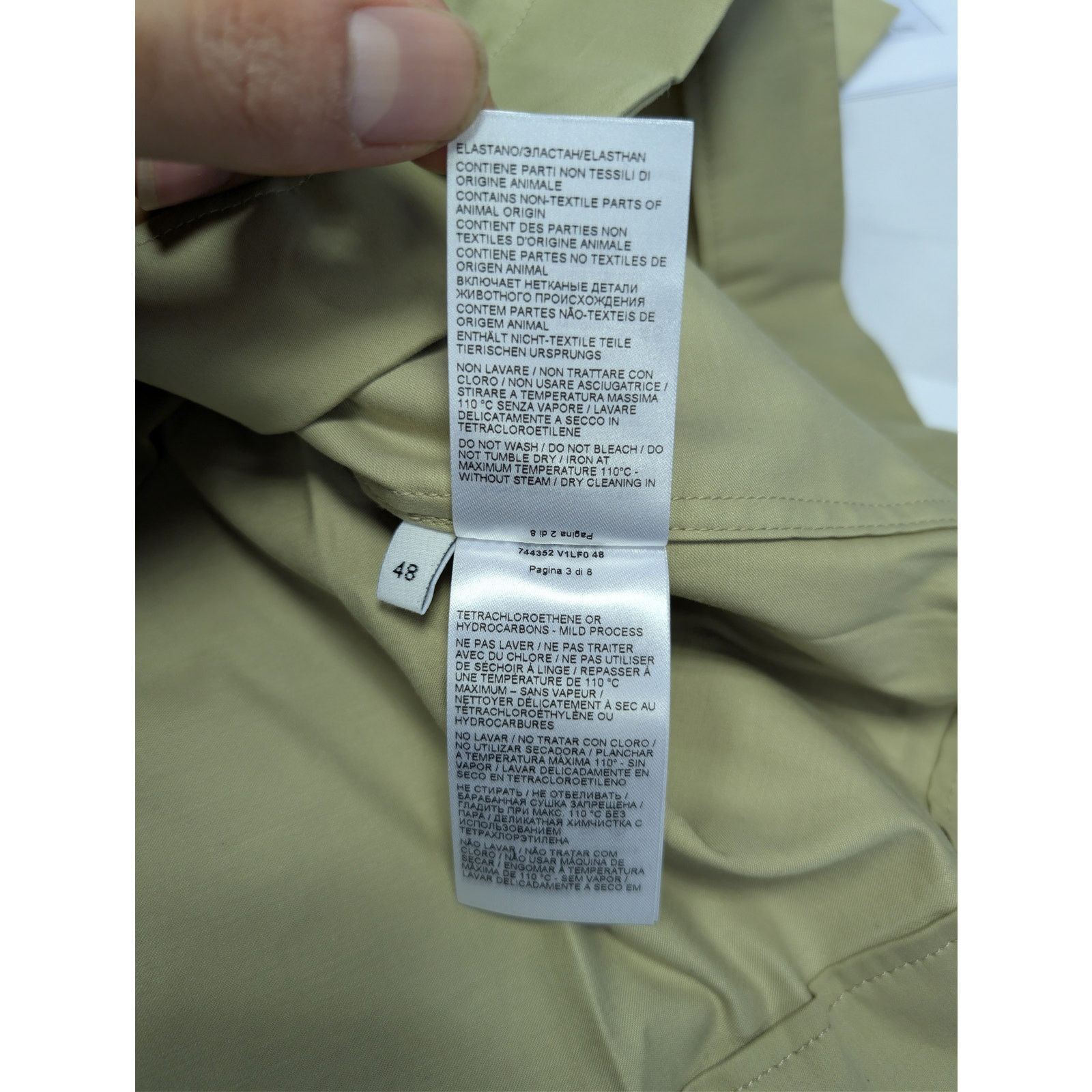 Bottega Veneta o1rshd1 Soft Organic Cotton Shirt in Travertine Size US M / EU 48-50 / 2 - 18 Thumbnail