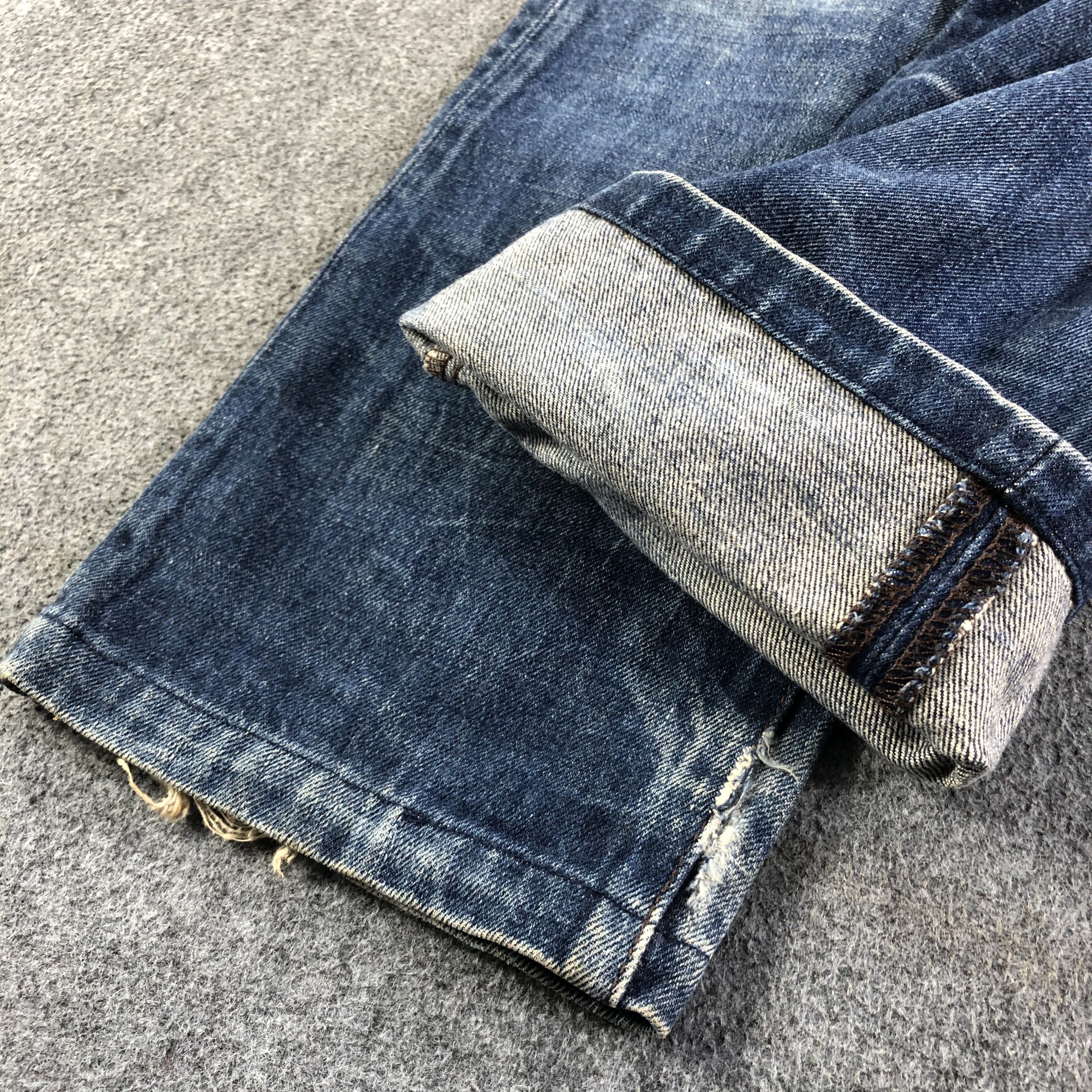 Japanese Brand Paul Smith Jeans Distressed Blue Denim -J2862 Size US 29 - 7 Thumbnail