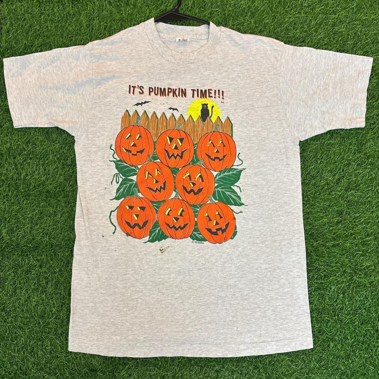 Other Grey Vintage Senara ‘Its Pumpkin Time’ Graphic Tee Size US M / EU 48-50 / 2 - 1 Thumbnail