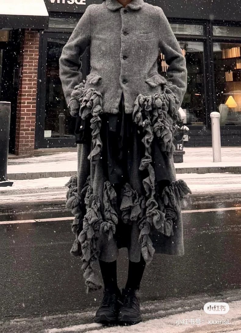 Comme Des Garcons Wool felted coat