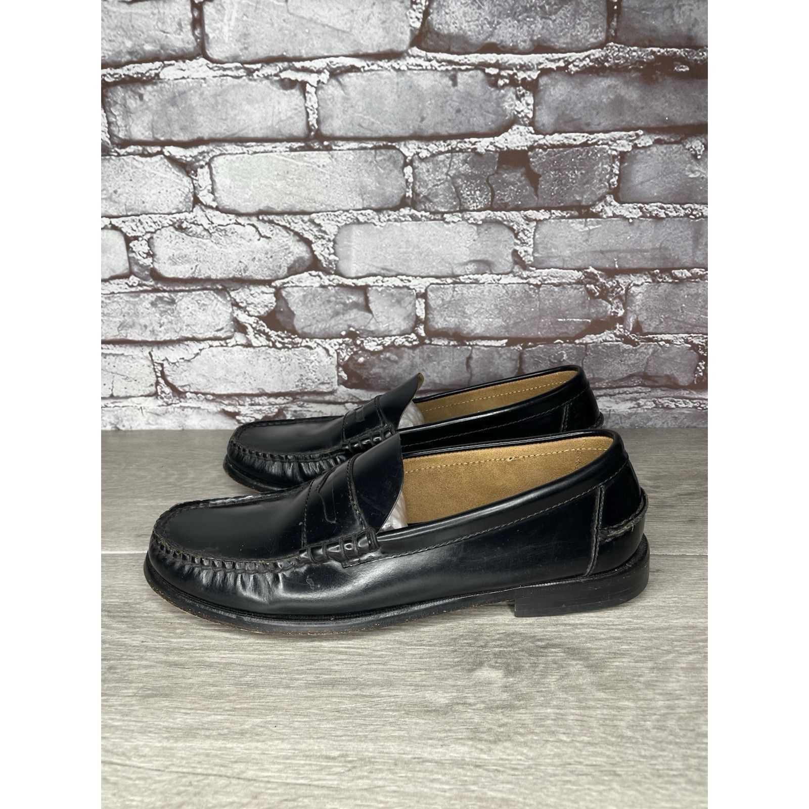 Florsheim Florsheim 1892 Black Leather Slip On Penny Loafers Dress Sho Size US 9 / EU 42 - 19 Thumbnail