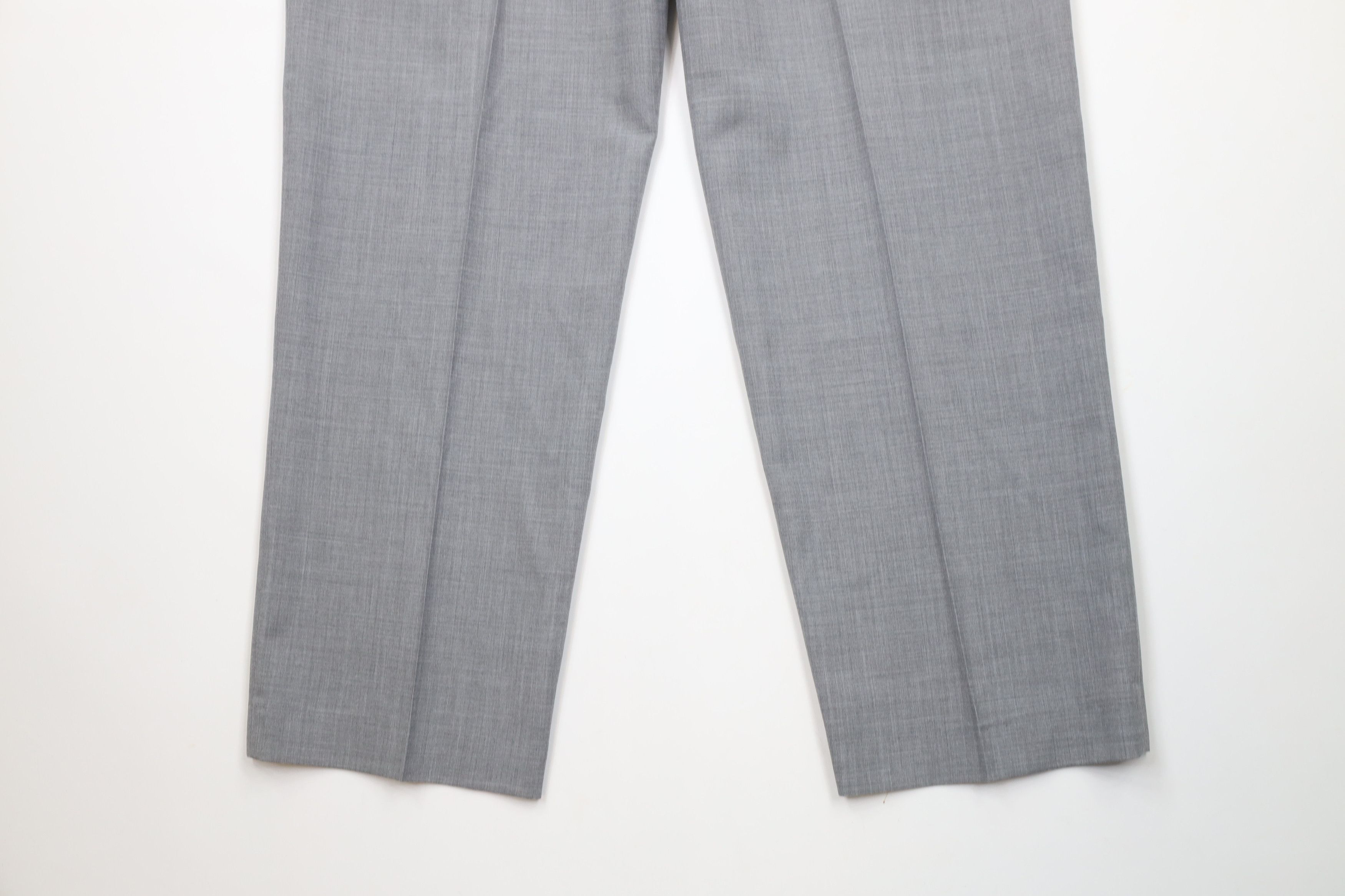 Vintage Vintage 90s Streetwear Wool Wide Leg Chino Pants Gray USA Size US 40 / EU 56 - 13 Thumbnail