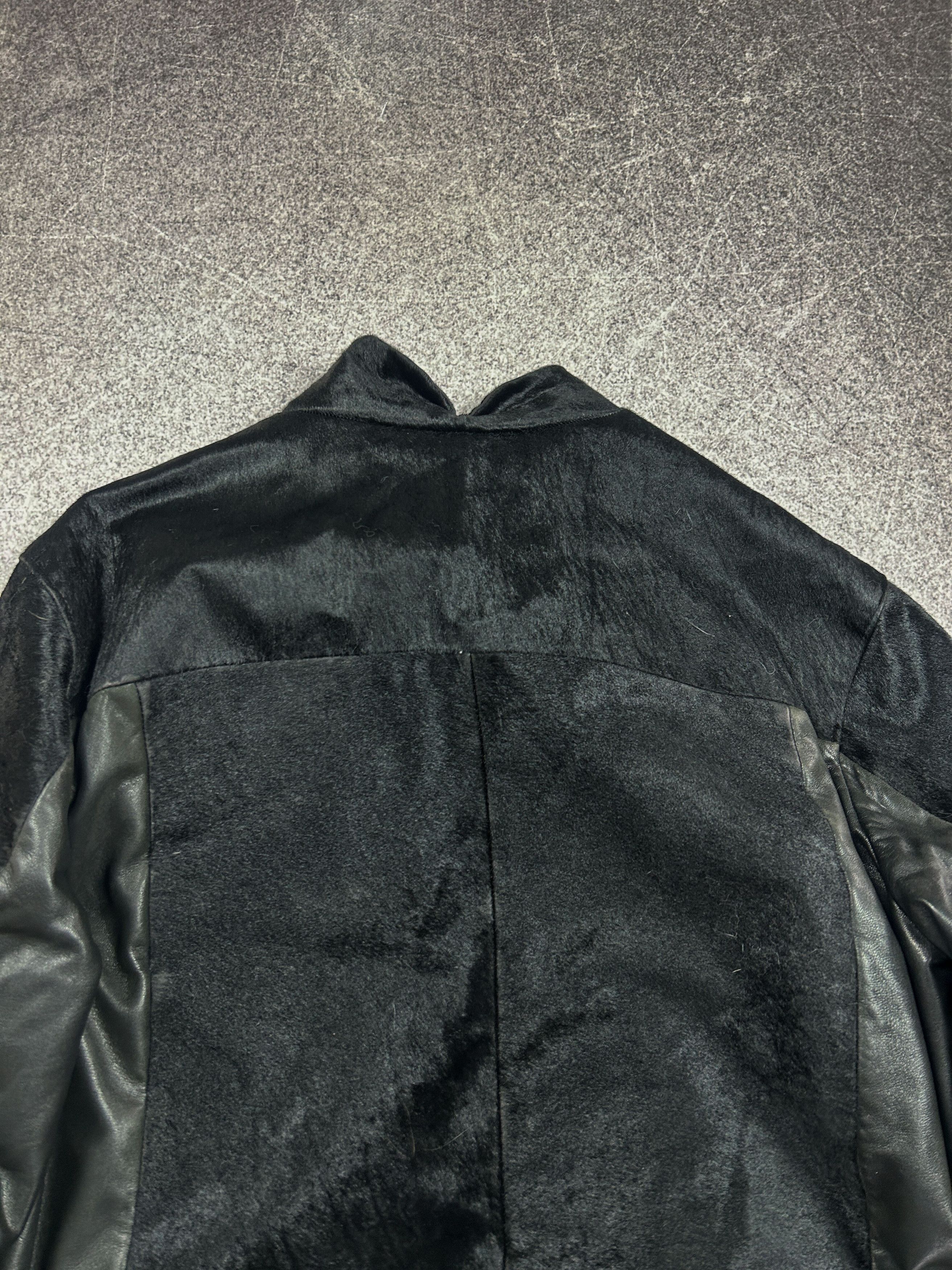 Hysteric Glamour VTG RICK OWENS STYLE REAL LEATHER / FUR JACKET 90s Y2K Size US L / EU 52-54 / 3 - 7 Thumbnail