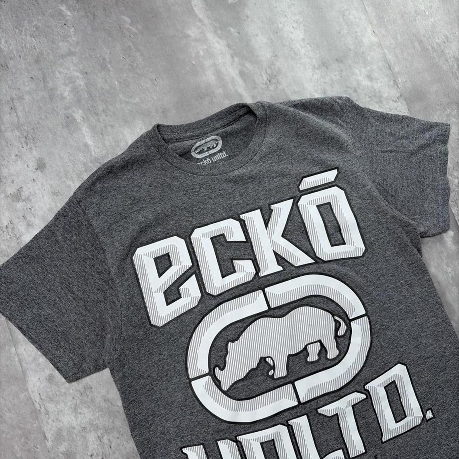 Ecko Unltd. Y2K Grey Ecko Unltd Grunge Skater T-Shirt Size US S / EU 44-46 / 1 - 5 Thumbnail