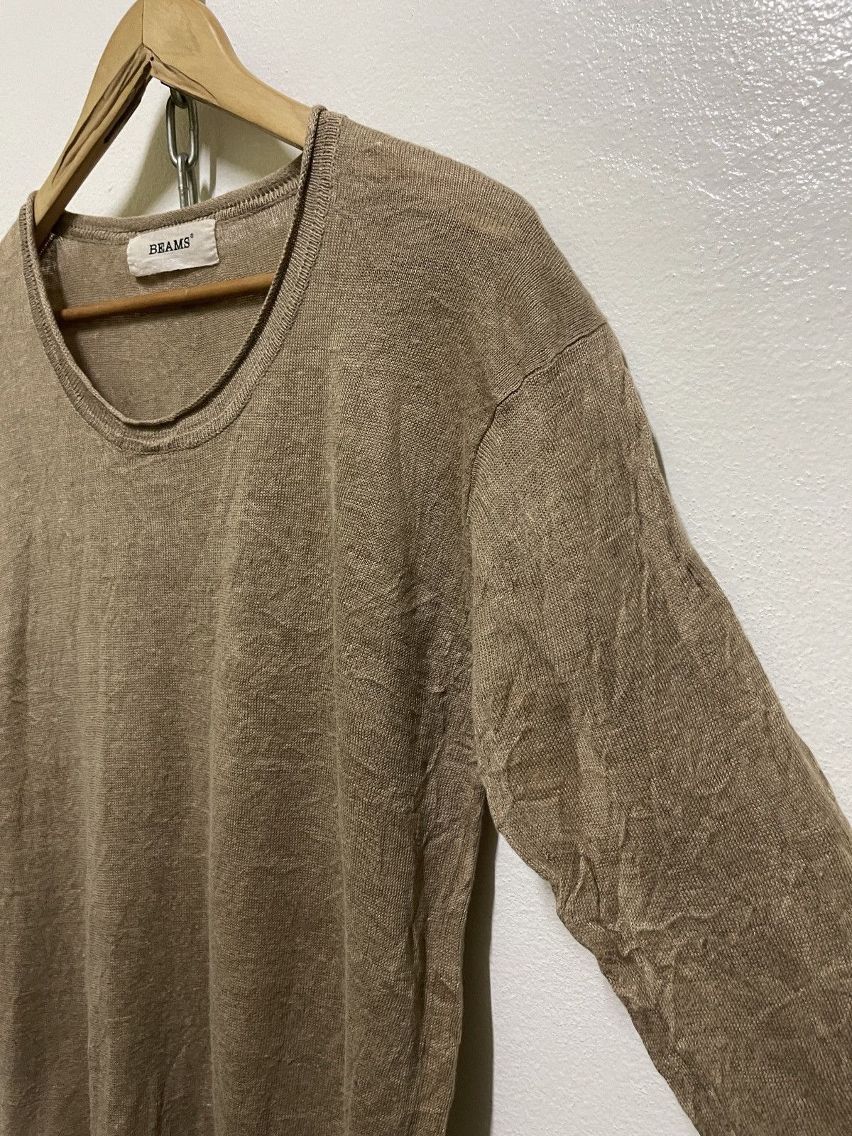 Beams Plus × Japanese Brand Beams Knit Long Sleeve T Shirt Size US L / EU 52-54 / 3 - 6 Thumbnail