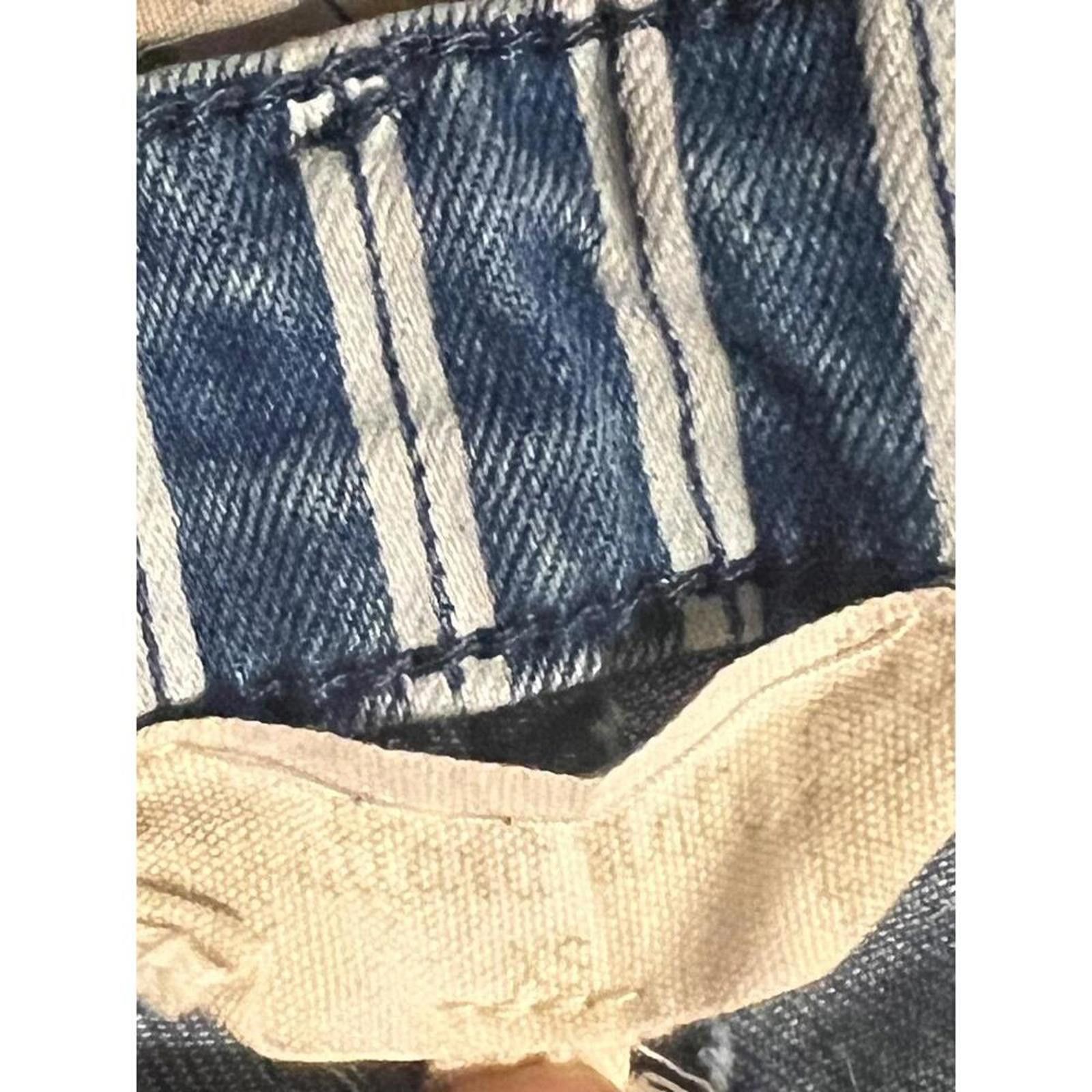 Other Altar’d State Flared Pants XS Blue White Striped Retro Boho Size 26" / US 2 / IT 38 - 7 Thumbnail