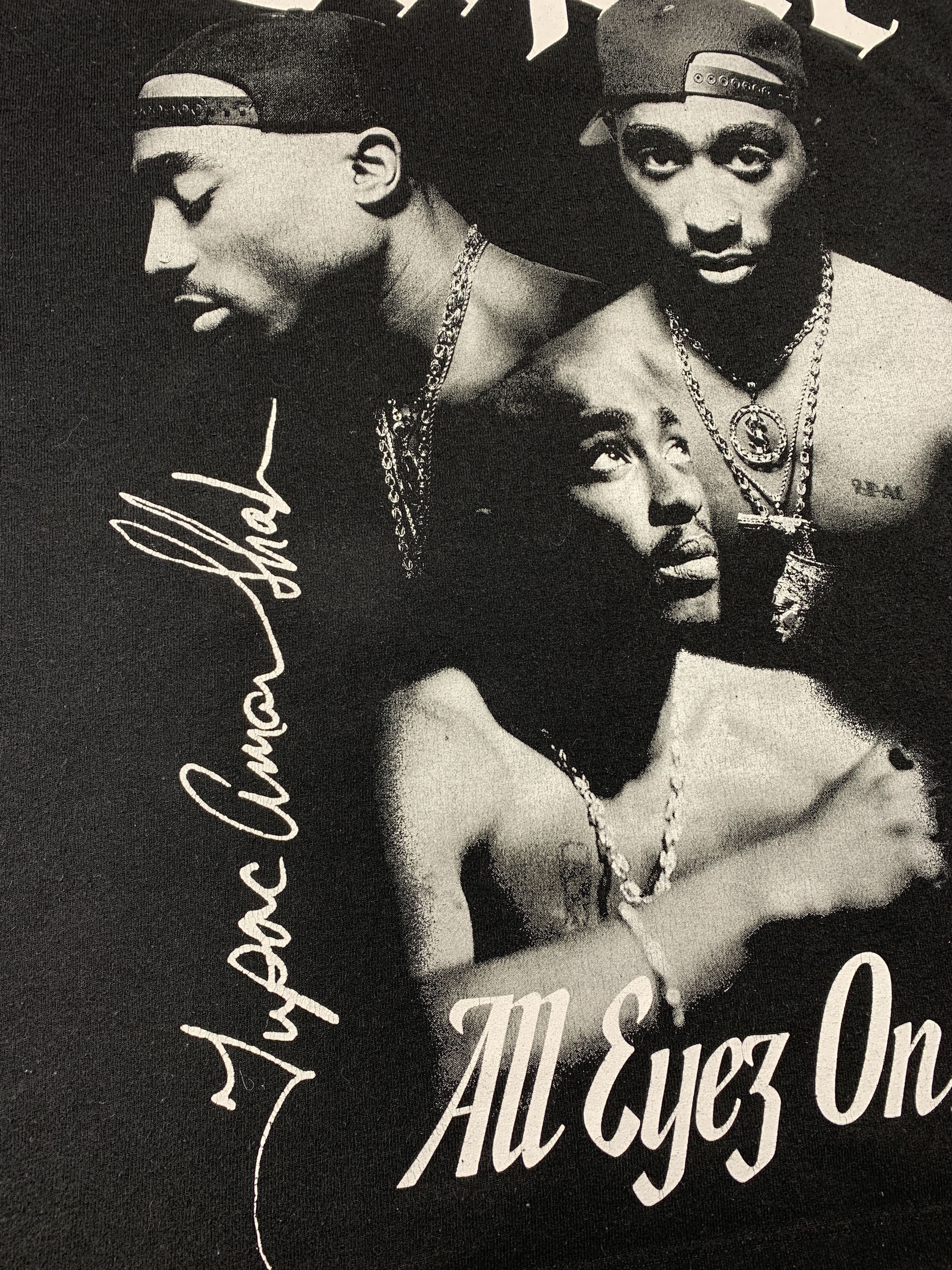 Band Tees × Rap Tees × Vintage 1996 Vintage 2Pac Tupac All Eyez On Me Rap Tee Shirt Size US M / EU 48-50 / 2 - 5 Thumbnail