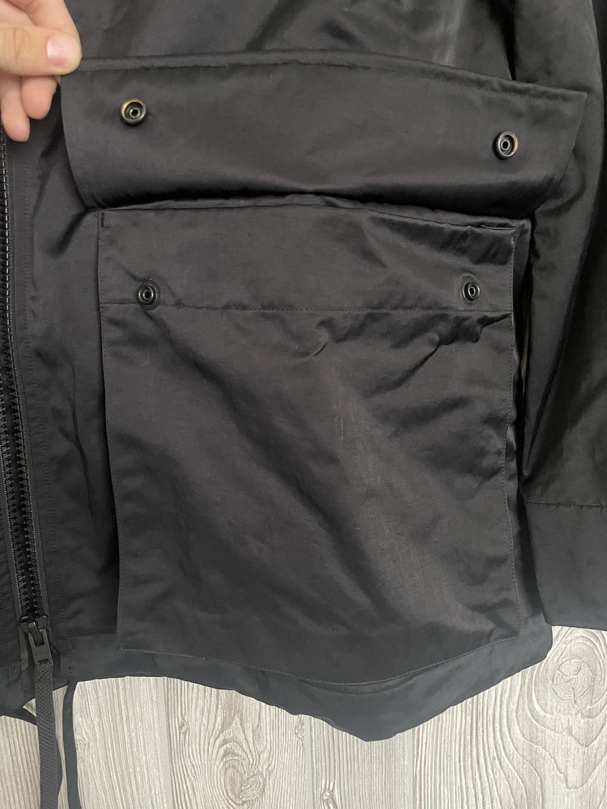 Acne Studios Acne Studios Black Nylon Jacket Size US S / EU 44-46 / 1 - 7 Thumbnail