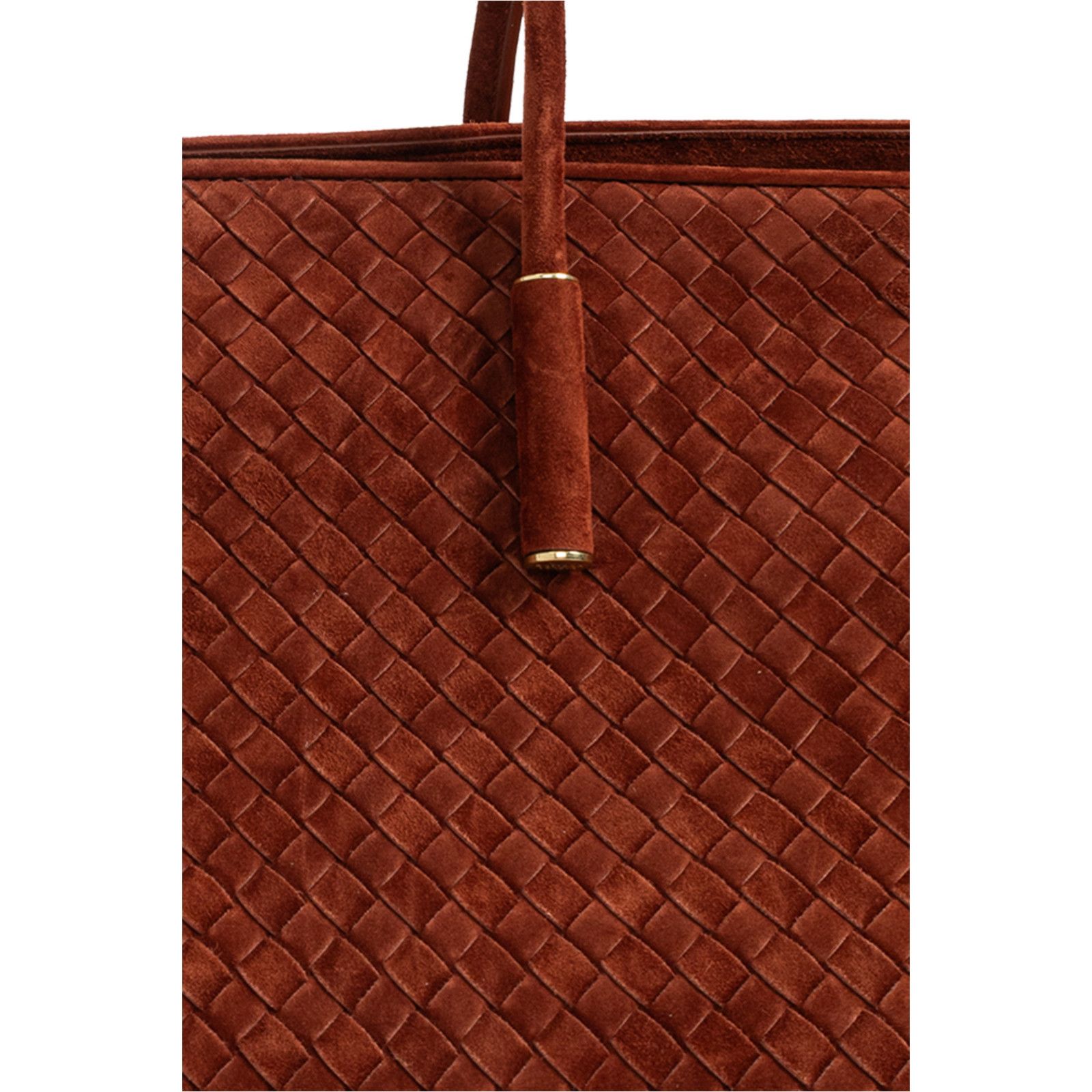 Bottega Veneta BOTTEGA VENETA Barbara $5900 Rust Suede Tote Bag New & Authe Size ONE SIZE - 5 Thumbnail