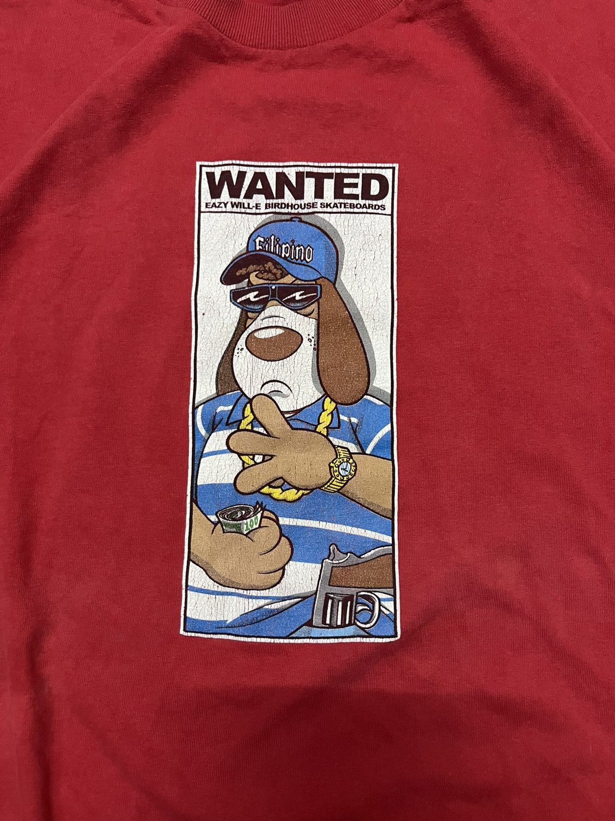 Vintage Birdhouse 90s Wanted Eazy Will-E Size US XL / EU 56 / 4 - 2 Thumbnail