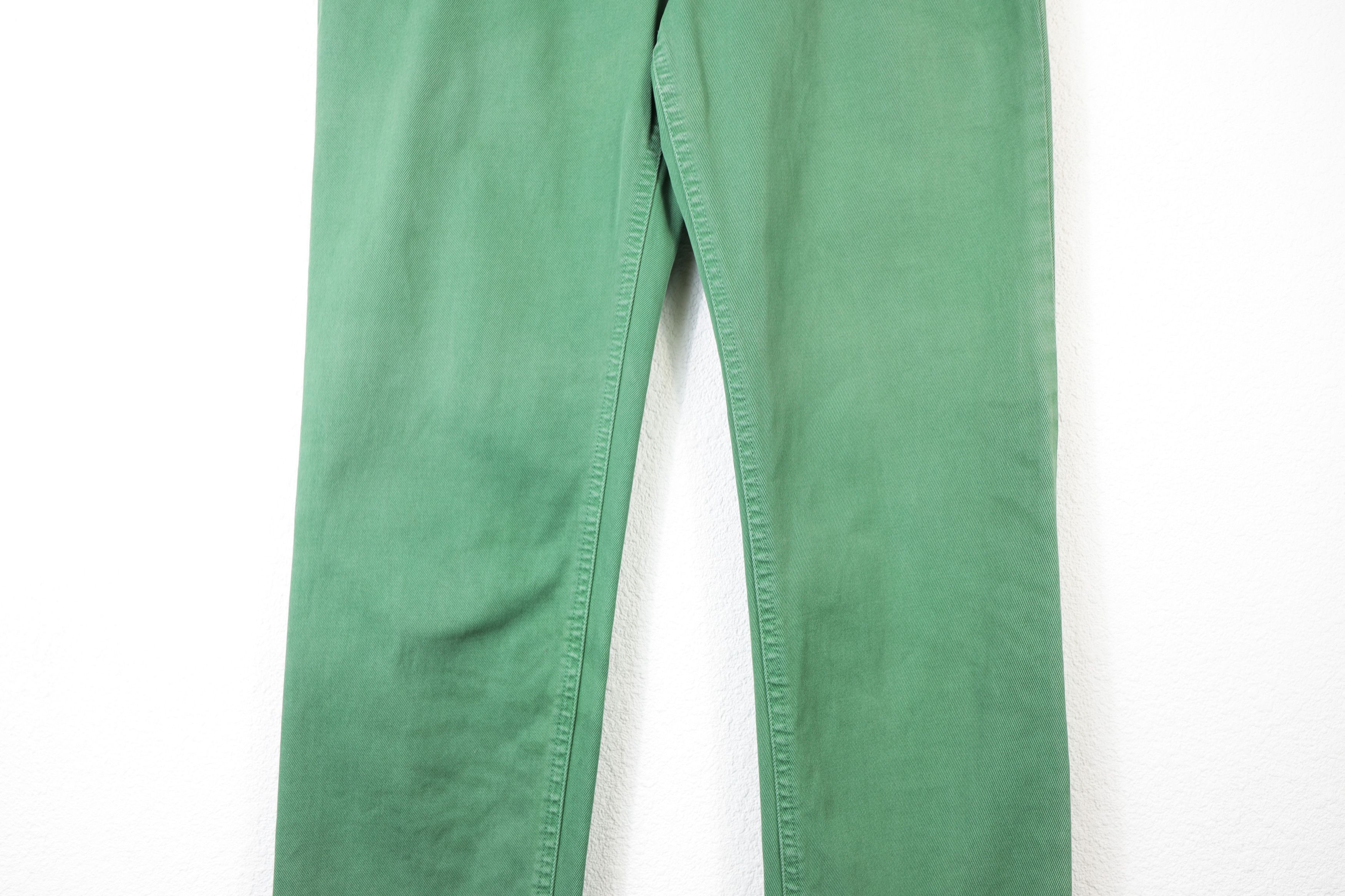 Gucci Womens Gucci Logo Green Denim Jeans Pants Y2K Size 28" / US 6 / IT 42 - 3 Thumbnail