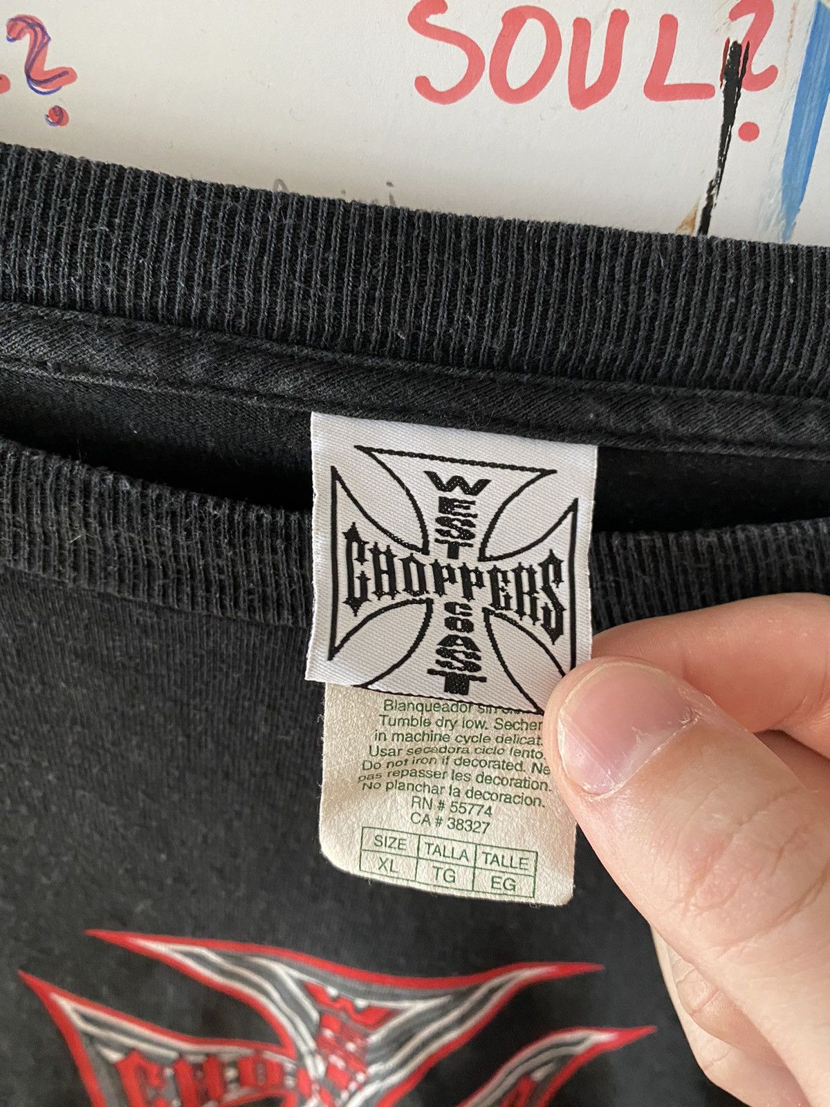 West Coast Choppers Devil longsleeve t Shirt XL vintage