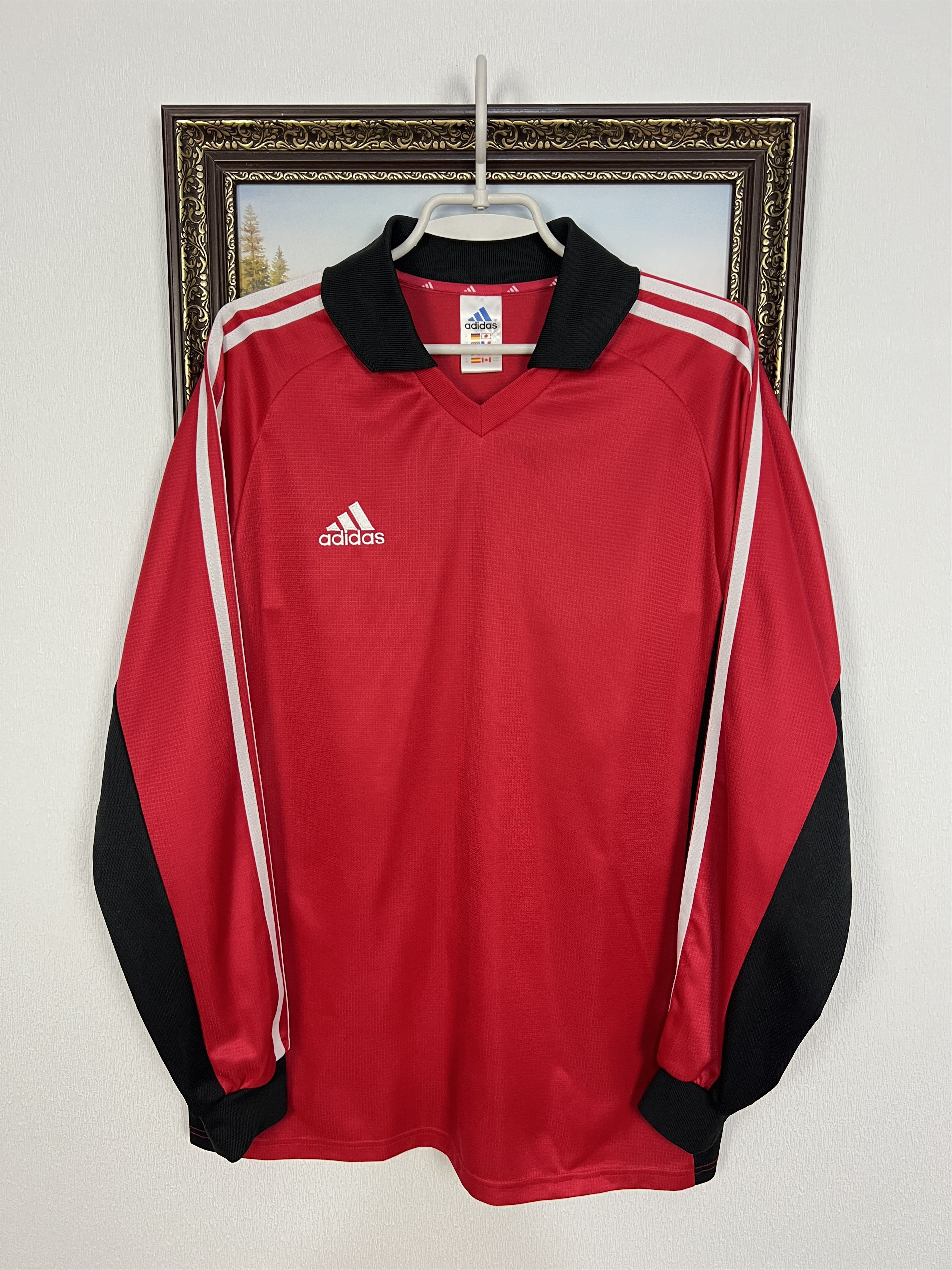 Adidas Vintage Football Template Shirt Soccer Long Sleeve Jersey Size US M / EU 48-50 / 2 - 1 Thumbnail