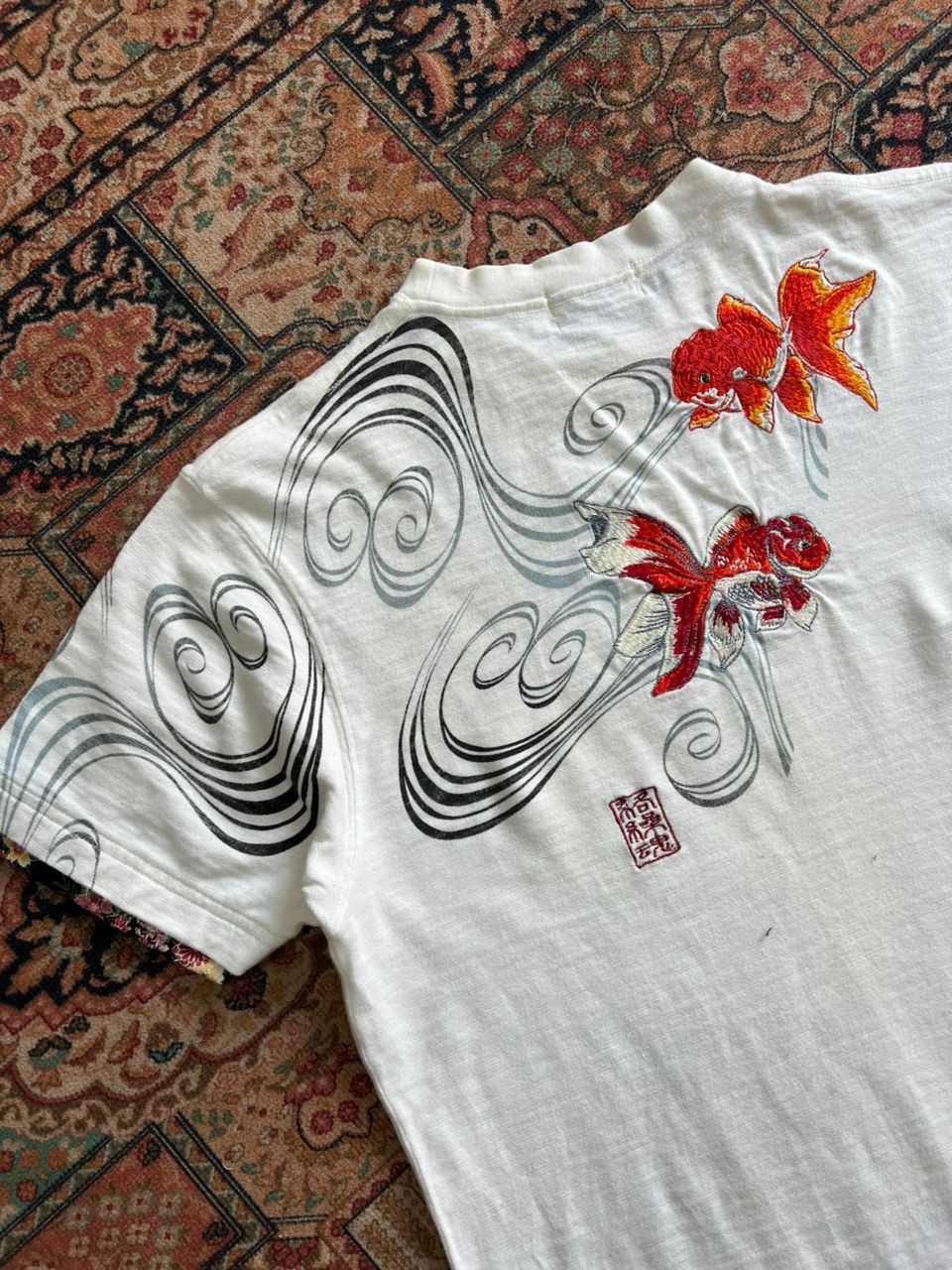 Japanese Brand Karakuri Tamashi Embroidered Shirt Size US M / EU 48-50 / 2 - 4 Thumbnail