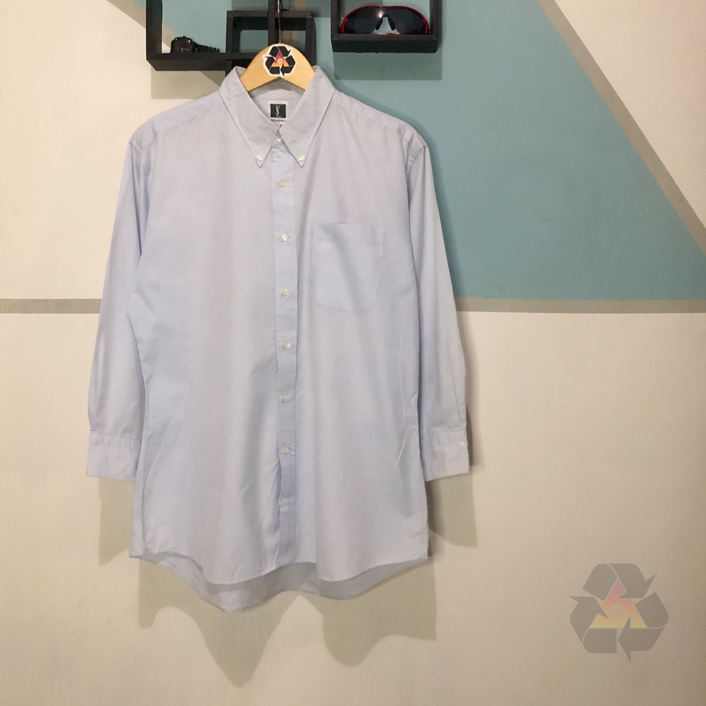 Designer Yves Saint Laurent Shirts M.Montani Y2K Size US L / EU 52-54 / 3 - 1 Thumbnail