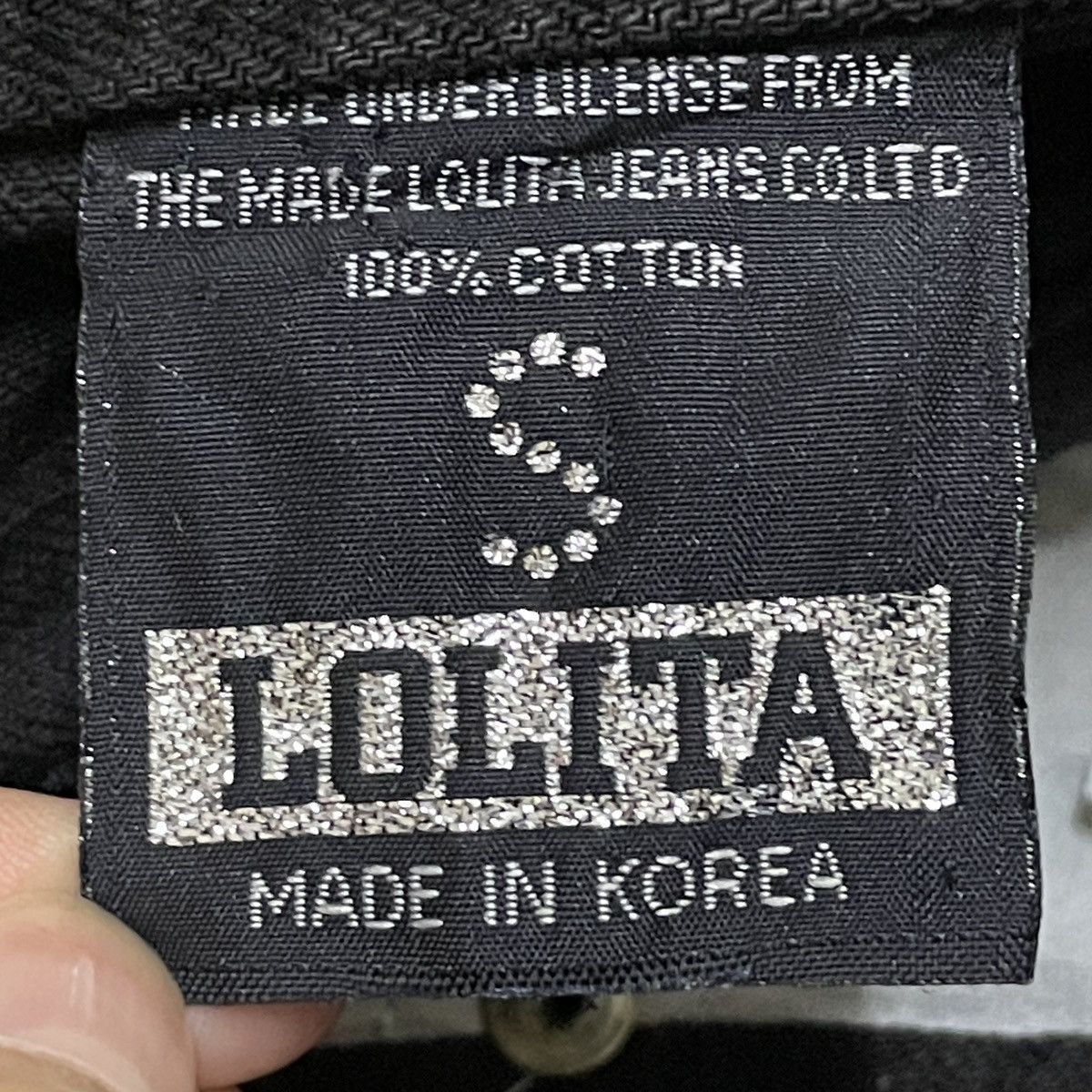 Japanese Brand Very Rare Vintage Japanese Brand Lolita Waxed Jeans 1990s Size US 30 / EU 46 - 11 Thumbnail
