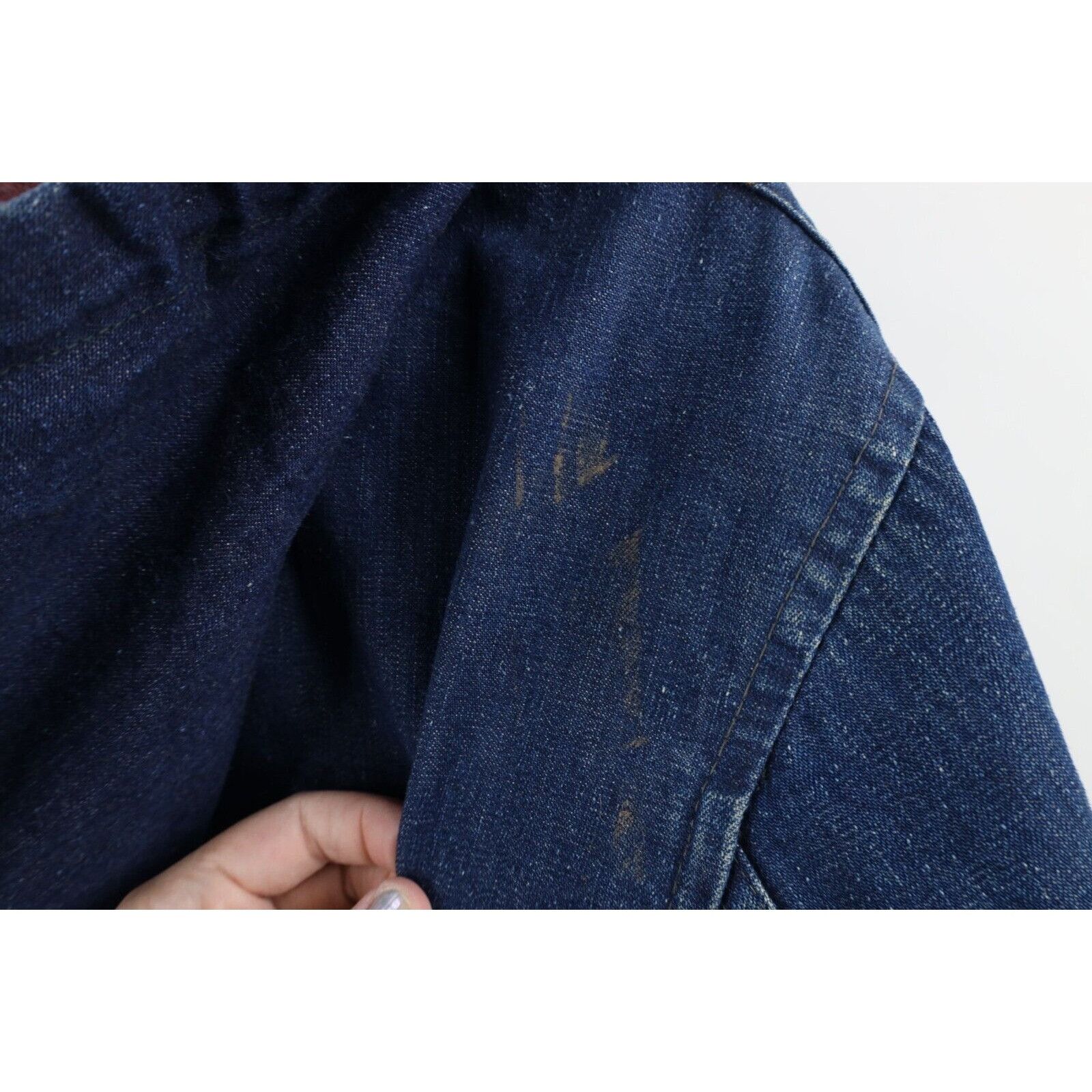 Vintage Vintage 50s Montgomery Ward Blanket Lined Denim Jacket Size US XL / EU 56 / 4 - 21 Thumbnail