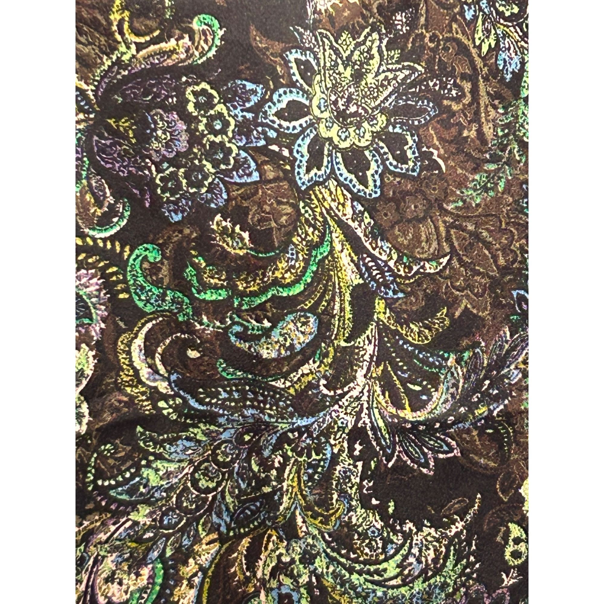 Other Pleione Women’s Blouse M Long Puff Sleeve Paisley Floral Bro Size M / US 6-8 / IT 42-44 - 7 Thumbnail
