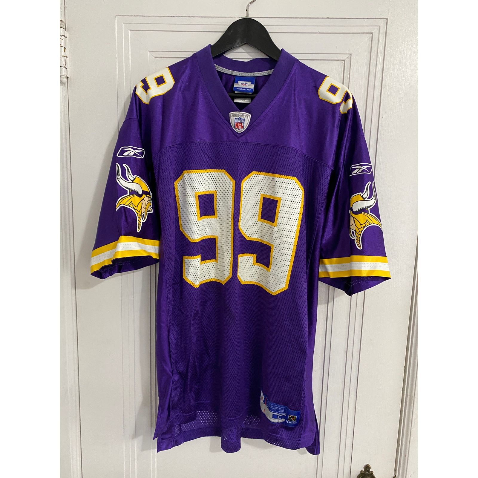 Reebok Throwback Erasmus James Minnesota Vikings Jersey Size Large Size US L / EU 52-54 / 3 - 2 Thumbnail