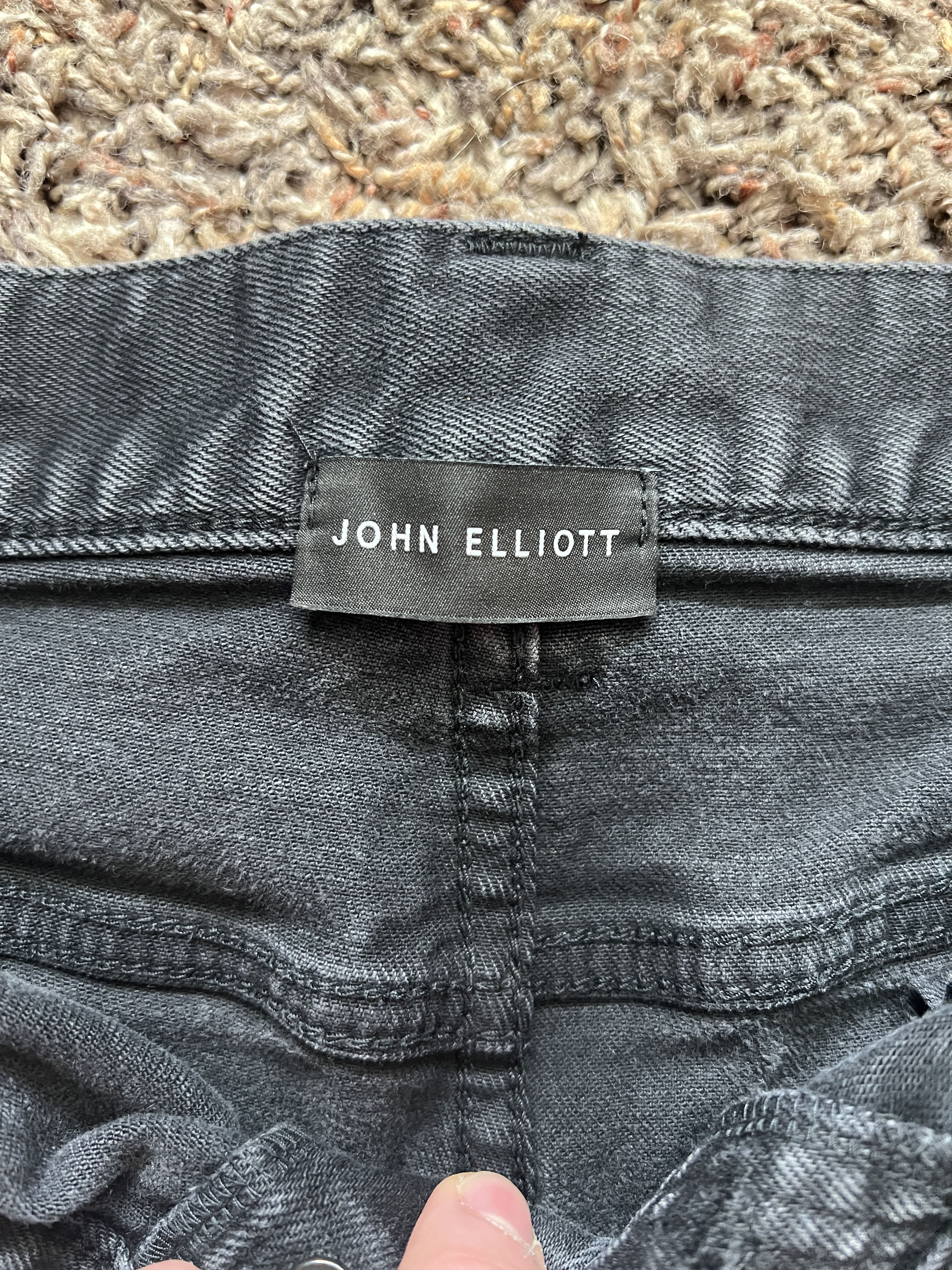 John Elliott The Cast 2 Carbon Black Denim (2017) Size US 32 / EU 48 - 4 Thumbnail