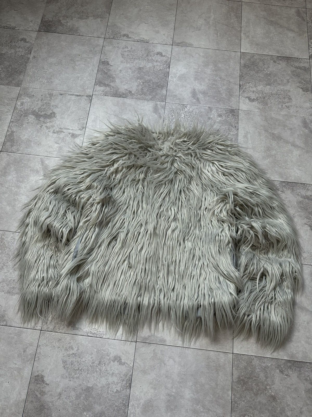 If Six Was Nine Opium Fuzzy Cropped Knit Cardigan Rick Owens Vibe Y2K Jacket Size M / US 6-8 / IT 42-44 - 6 Thumbnail
