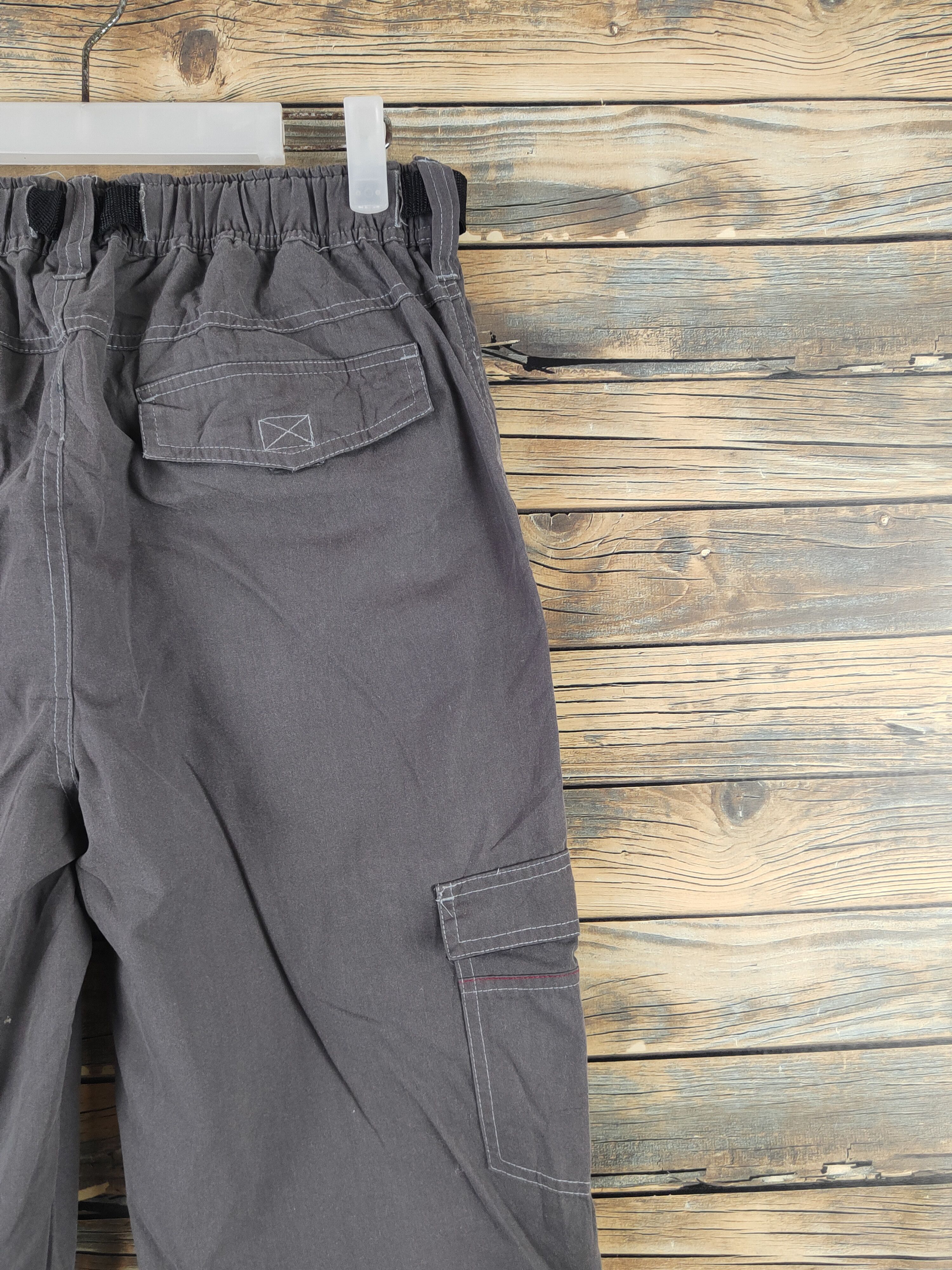 Japanese Brand Bad Boy Dark Gray Multipocket Tactical Cargo Pants #W2193 Size US 31 - 12 Thumbnail